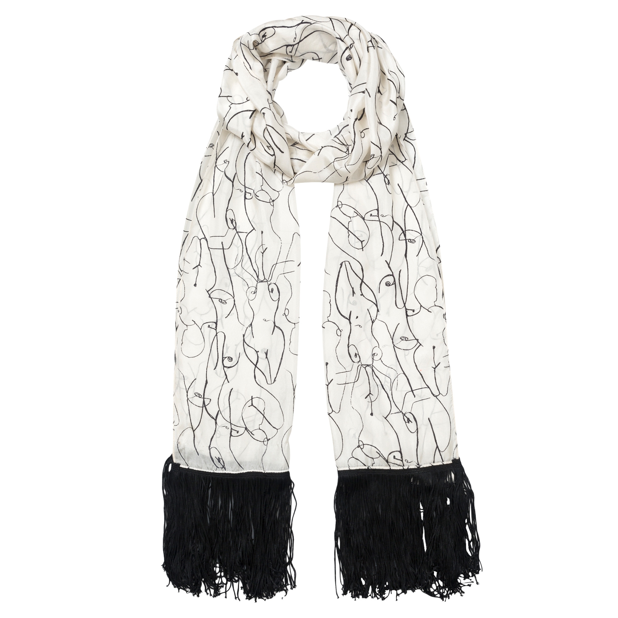 Oliver bonas silk scarf Clearance