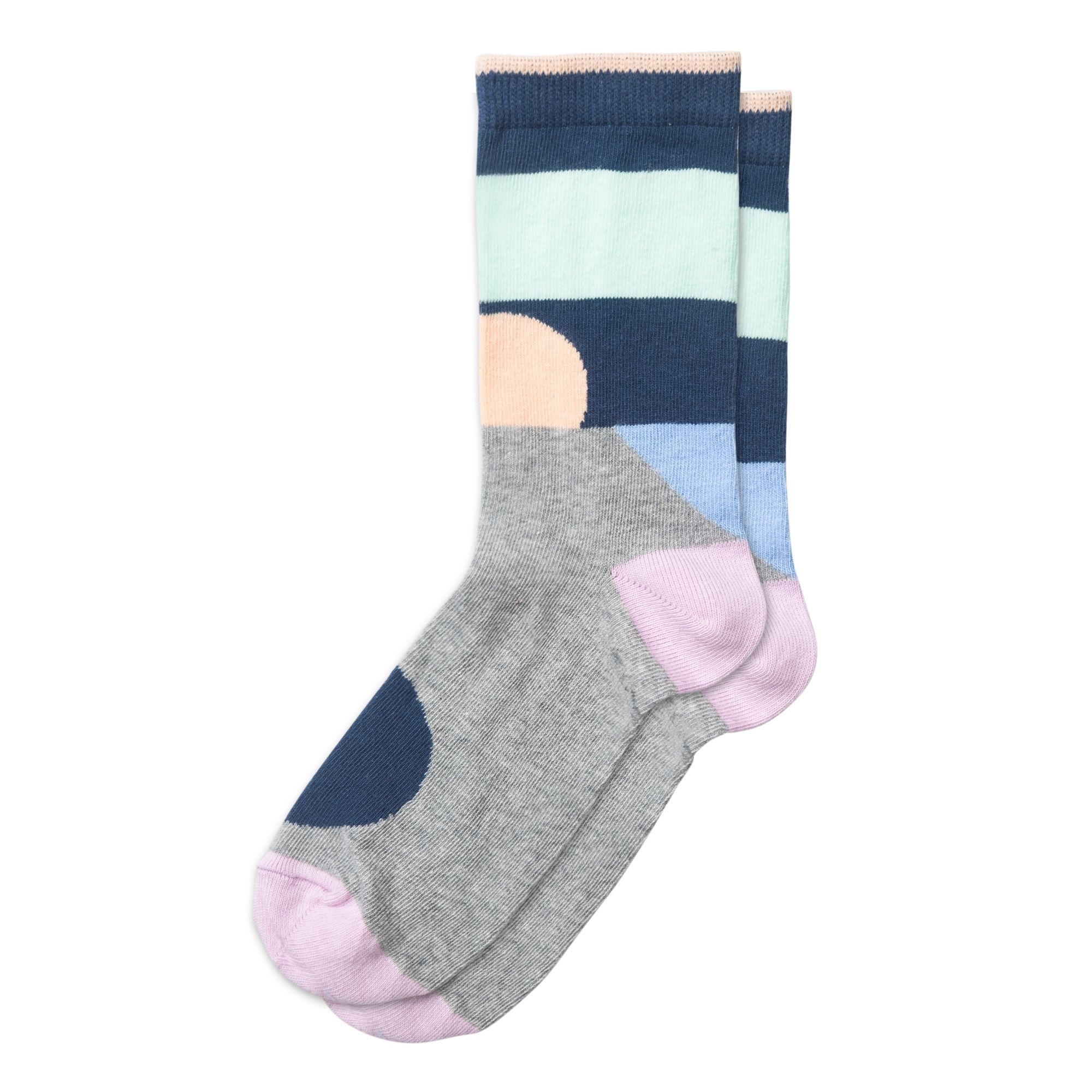 Colour Block Pattern Socks | Oliver Bonas