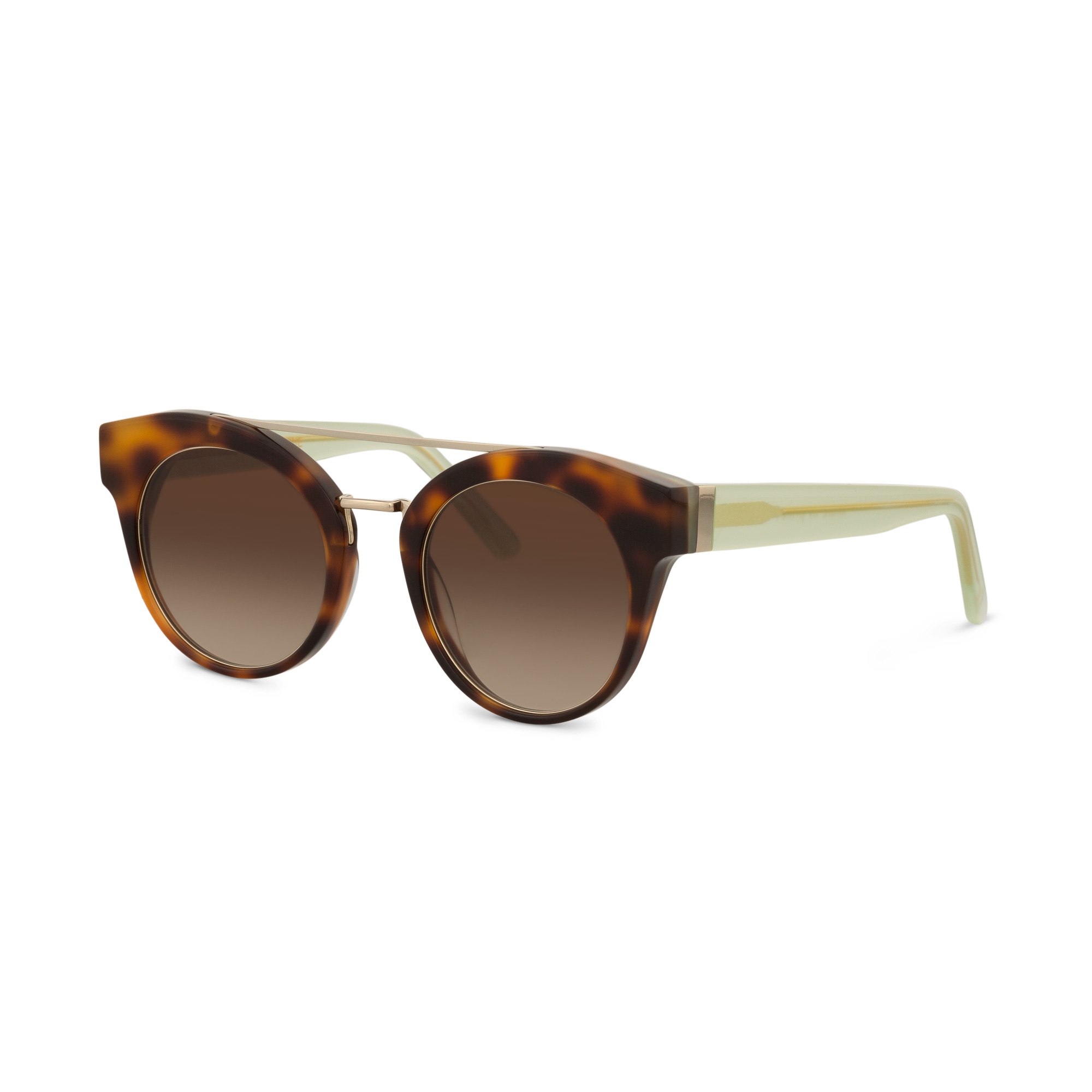 Alila Brow Bar Tortoiseshell Sunglasses 