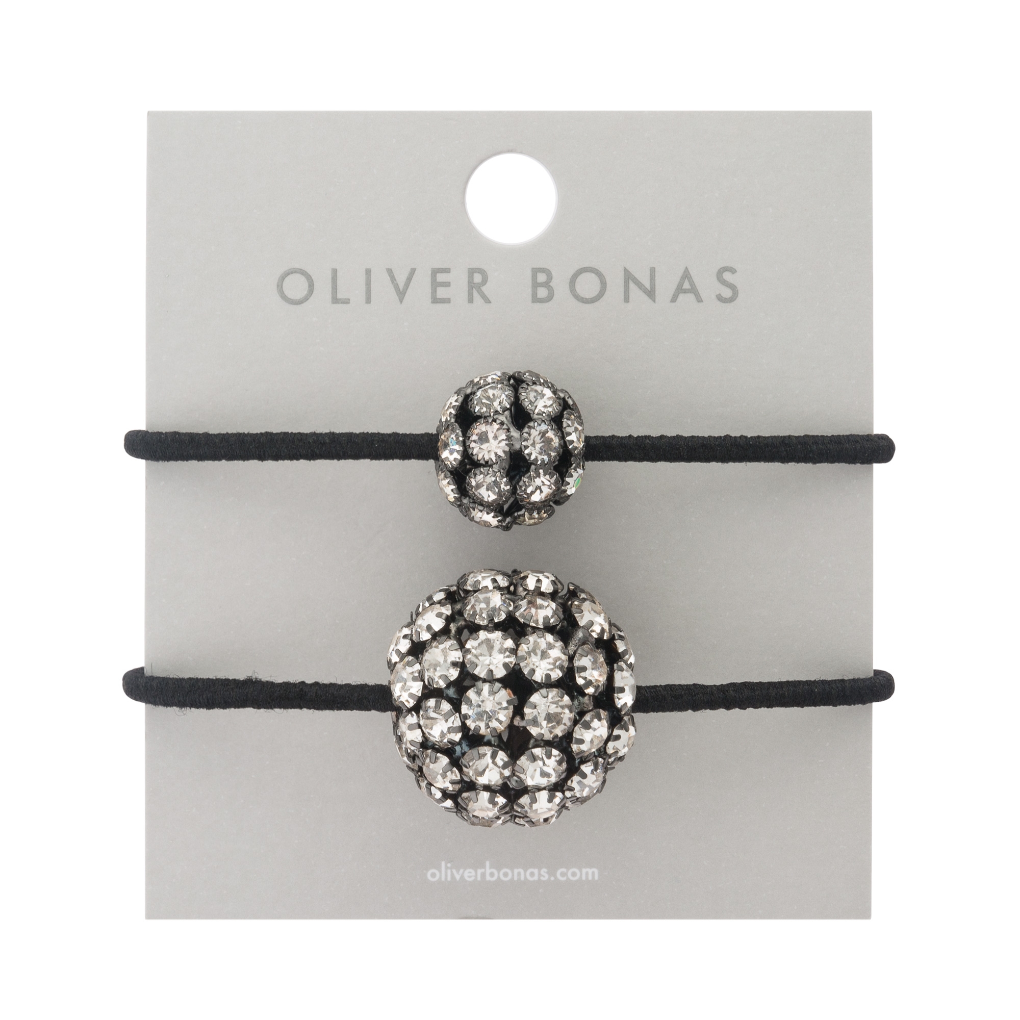 Disco Ball Hair Elastics Set of Two Oliver Bonas