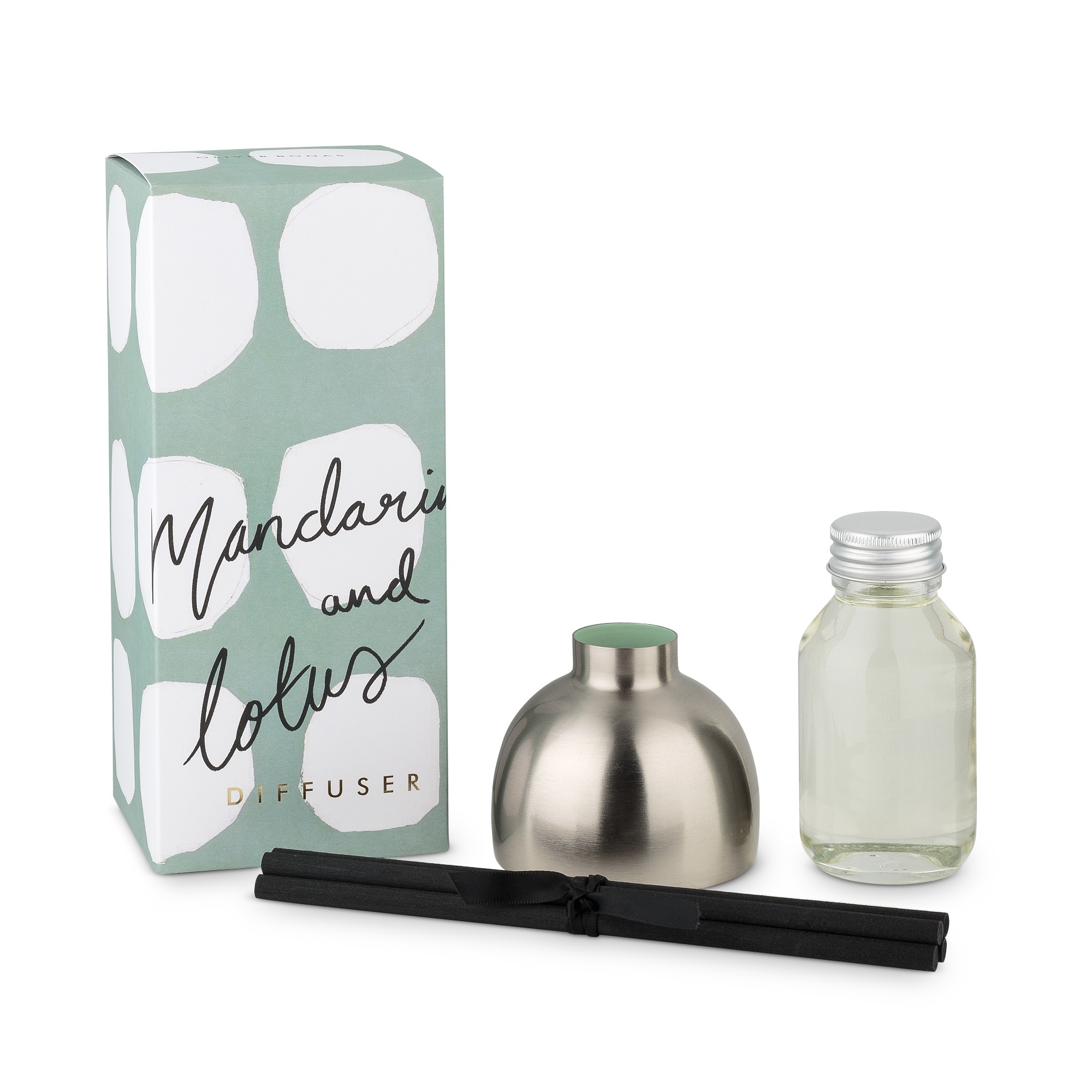 Mandarin & Lotus Metallic Diffuser Oliver Bonas