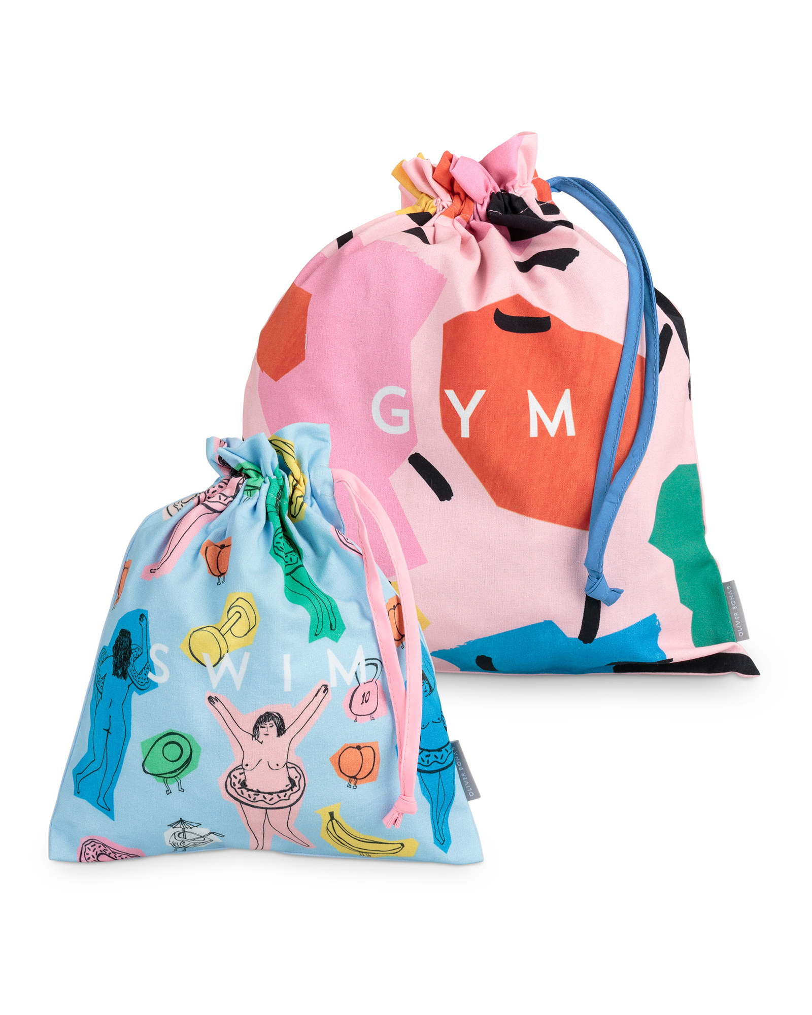 Gym & Swim Travel Bags Set of Two Oliver Bonas US