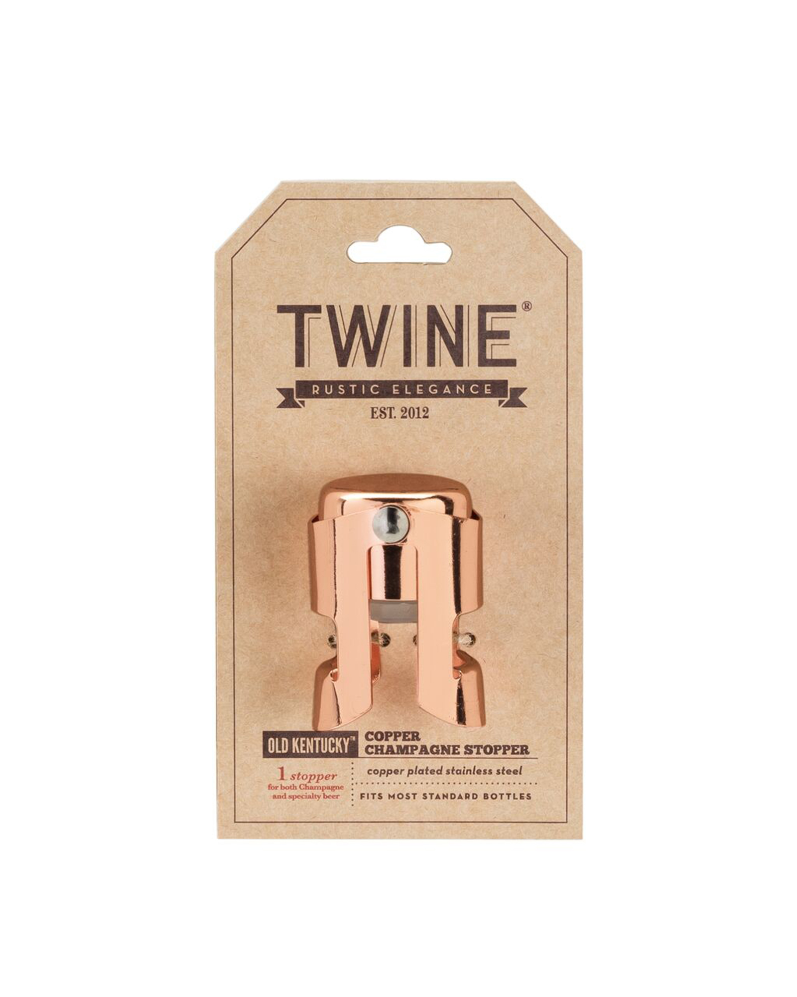 Copper Champagne Stopper Oliver Bonas