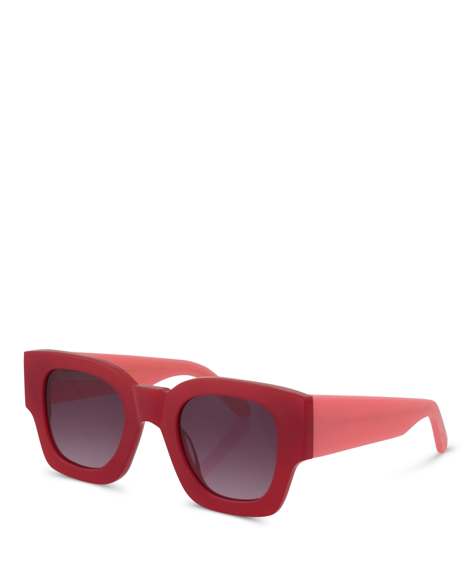 Paris Square Red \u0026 Pink Sunglasses 
