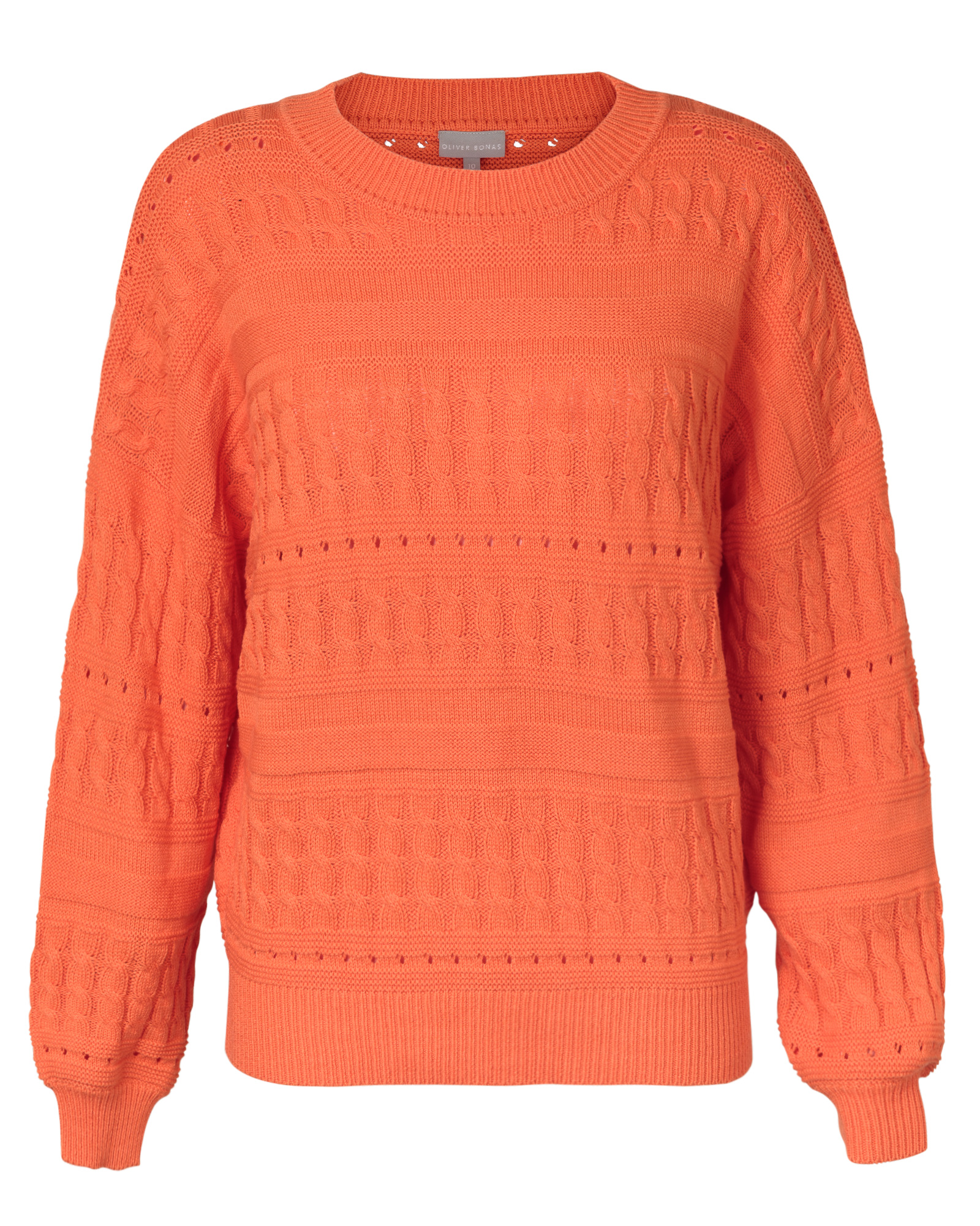 Discover Orange Cable Jumper | Oliver Bonas