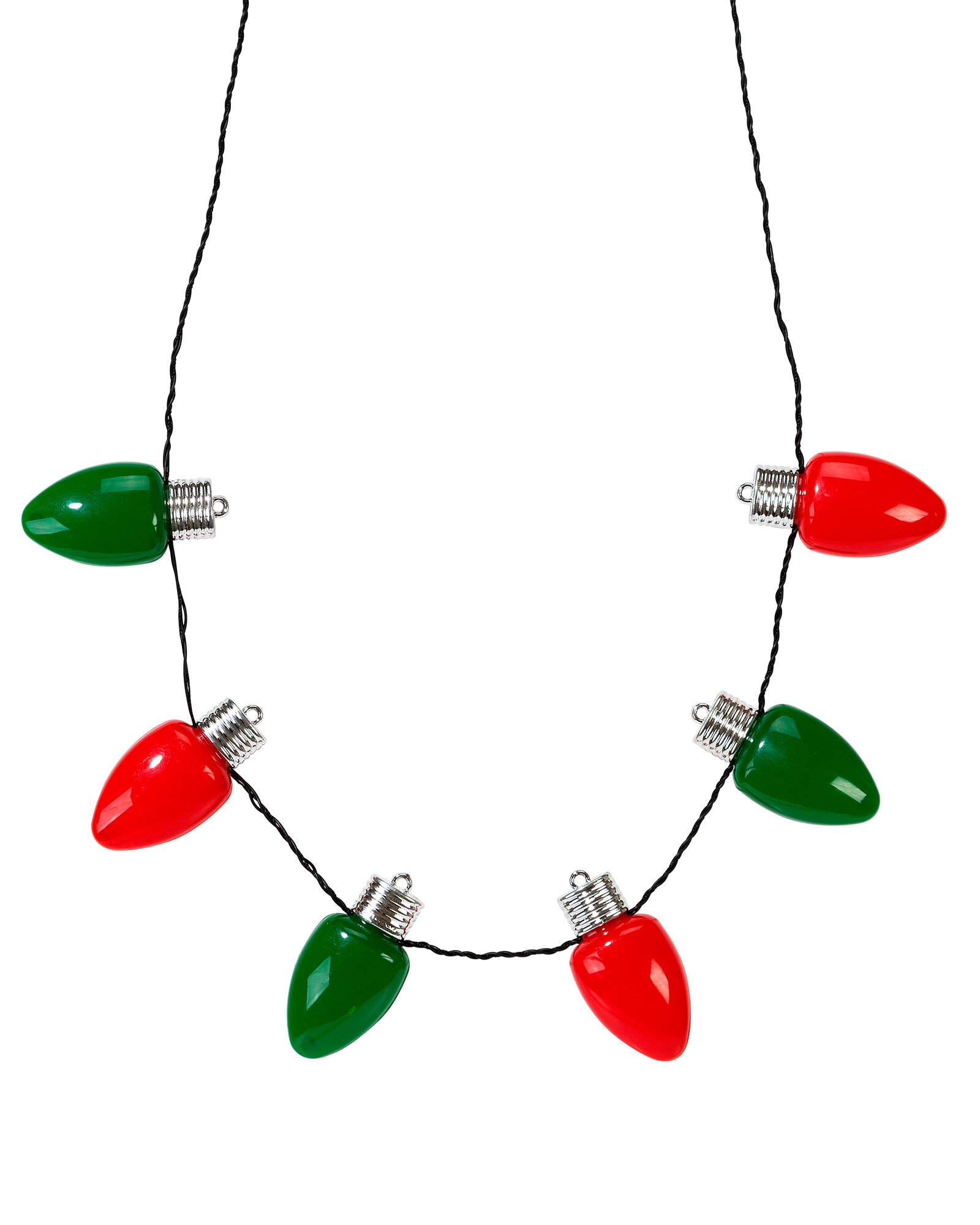 Christmas Light Up Large Bulb Necklace 