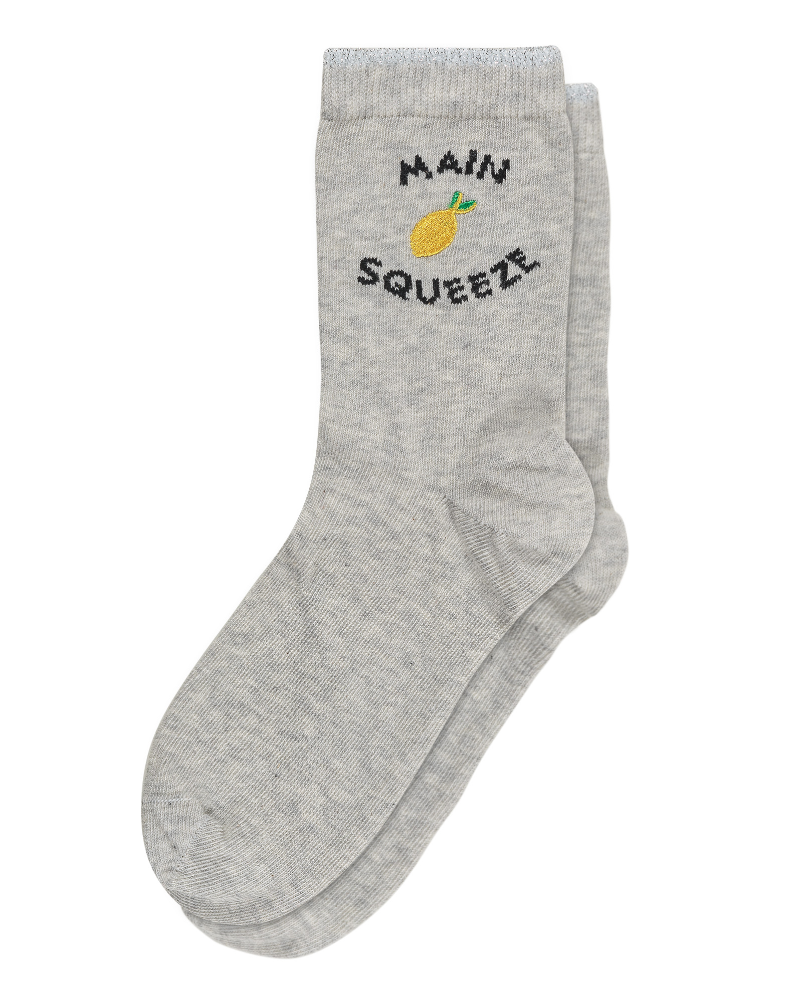 Main Squeeze Grey Socks Oliver Bonas