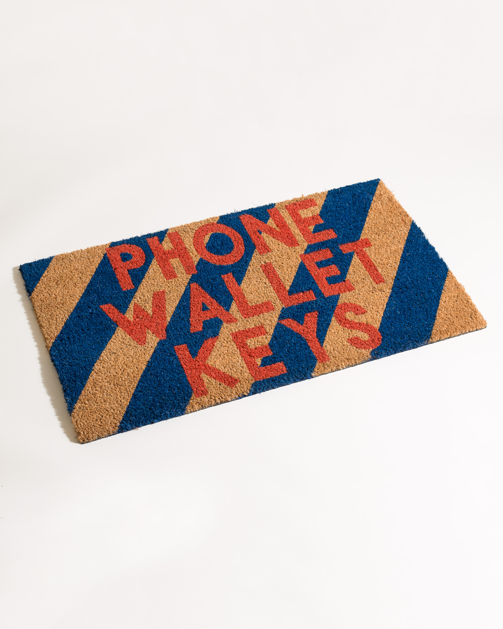 Phone Wallet Keys Doormat Oliver Bonas