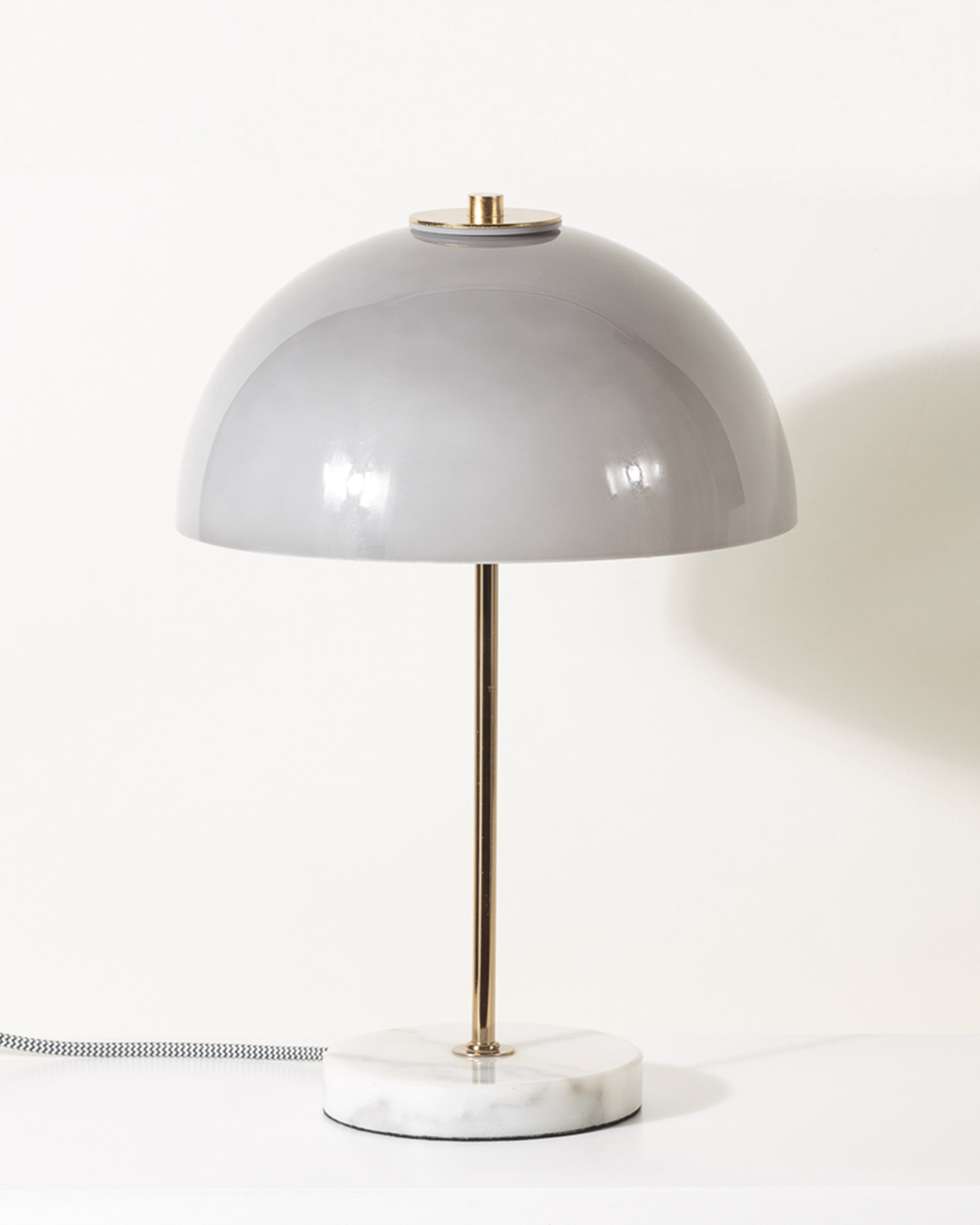 Treno Grey Desk & Table Lamp Oliver Bonas
