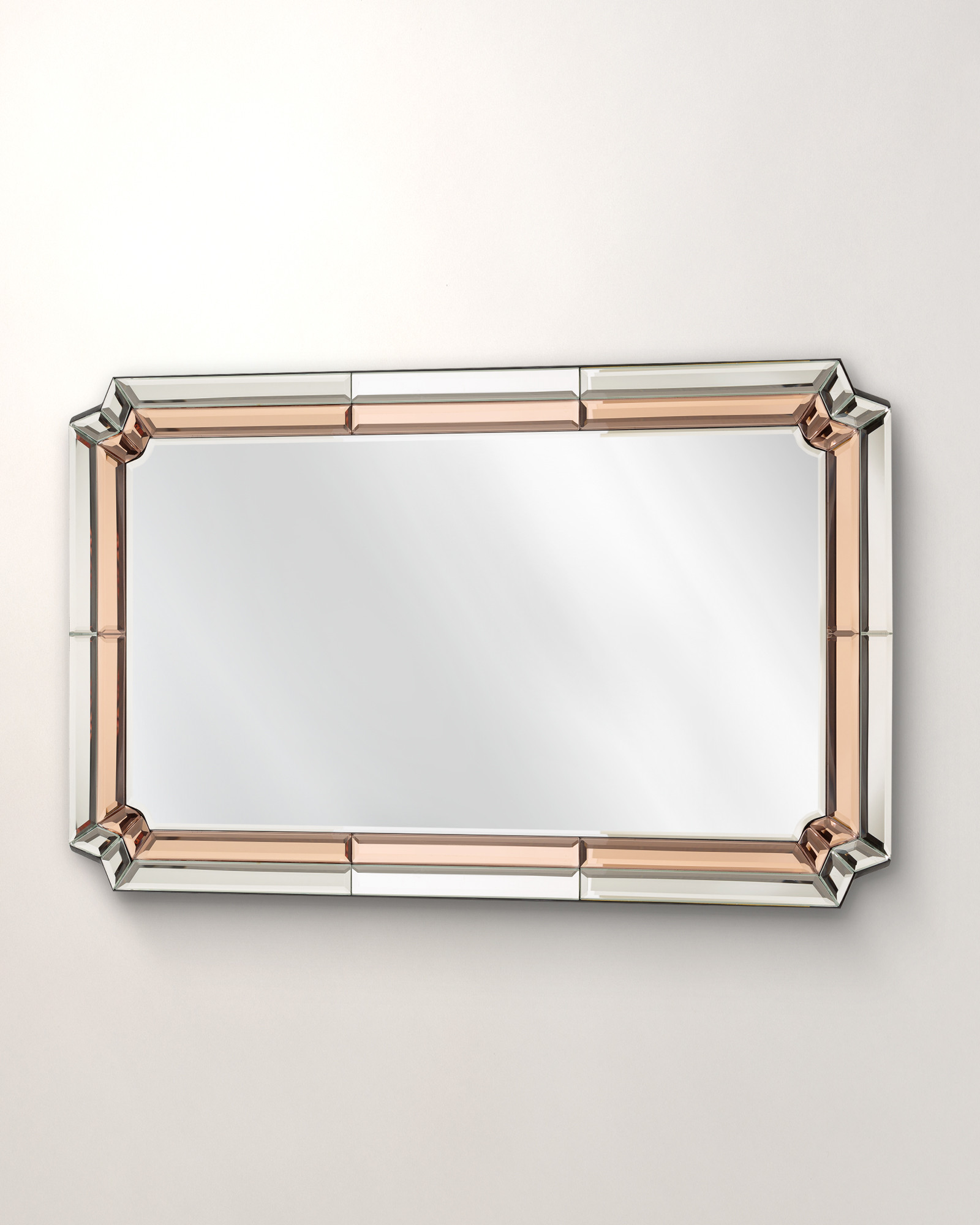 Aurora Faceted Glass Mirror Oliver Bonas