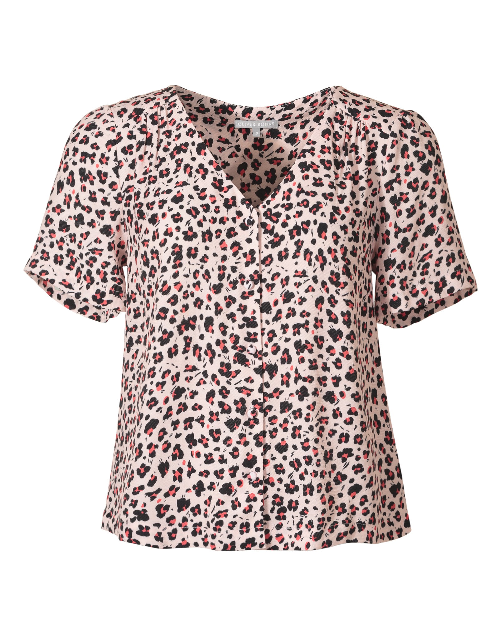 oliver bonas leopard print dress