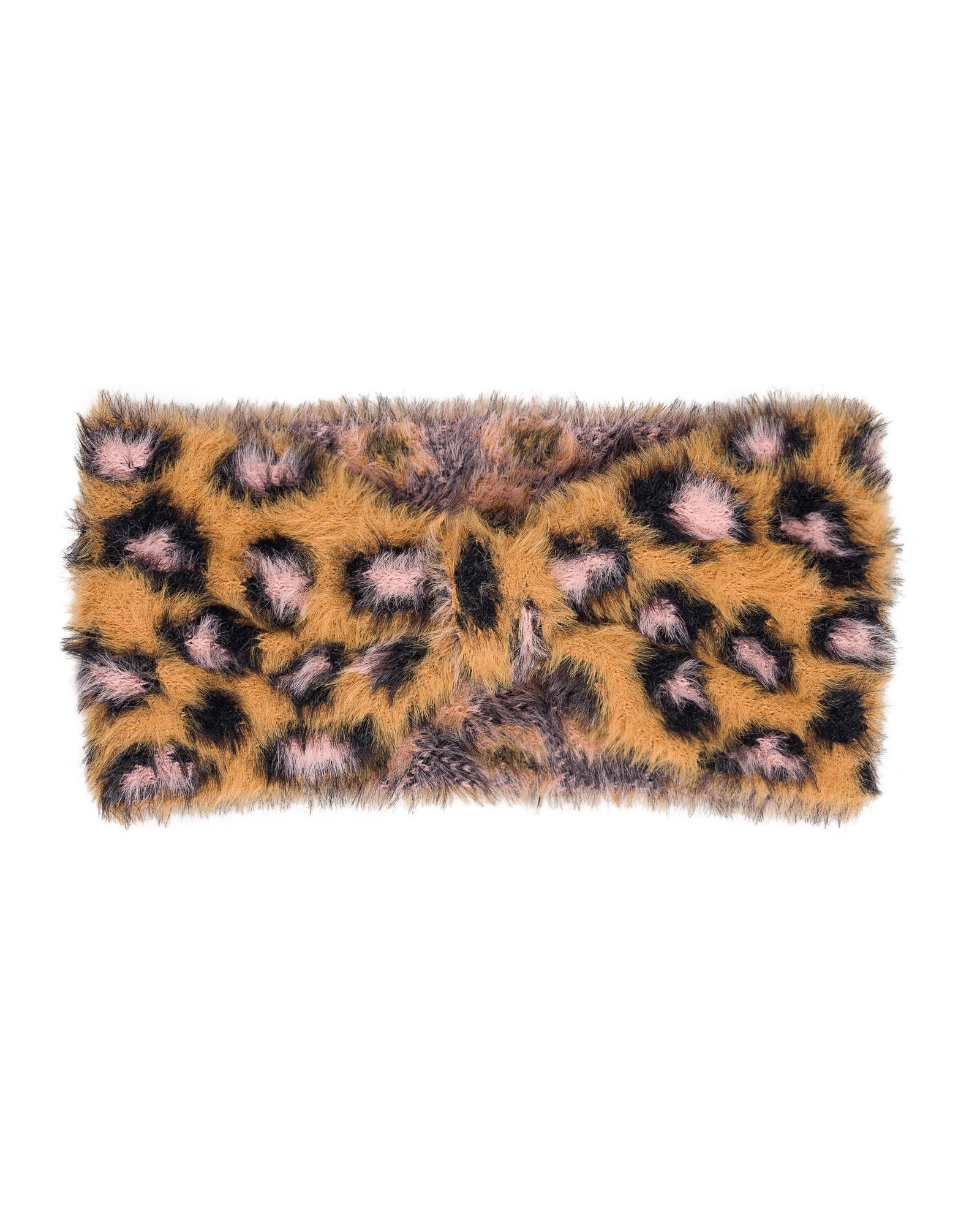 Animal Print Fluffy Knotted Headband | Oliver Bonas