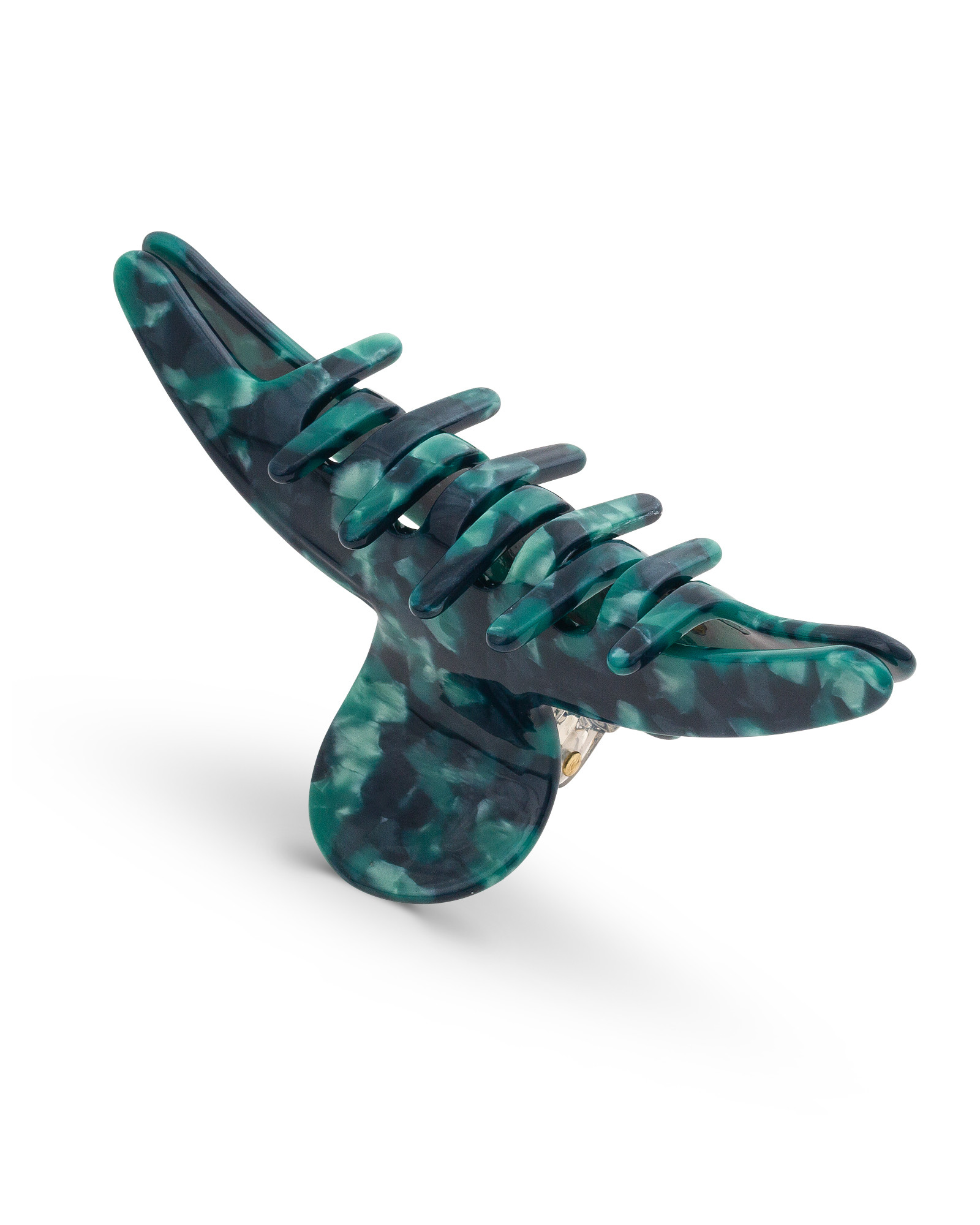 Norma Semi Circle Green Bulldog Hair Clip Oliver Bonas