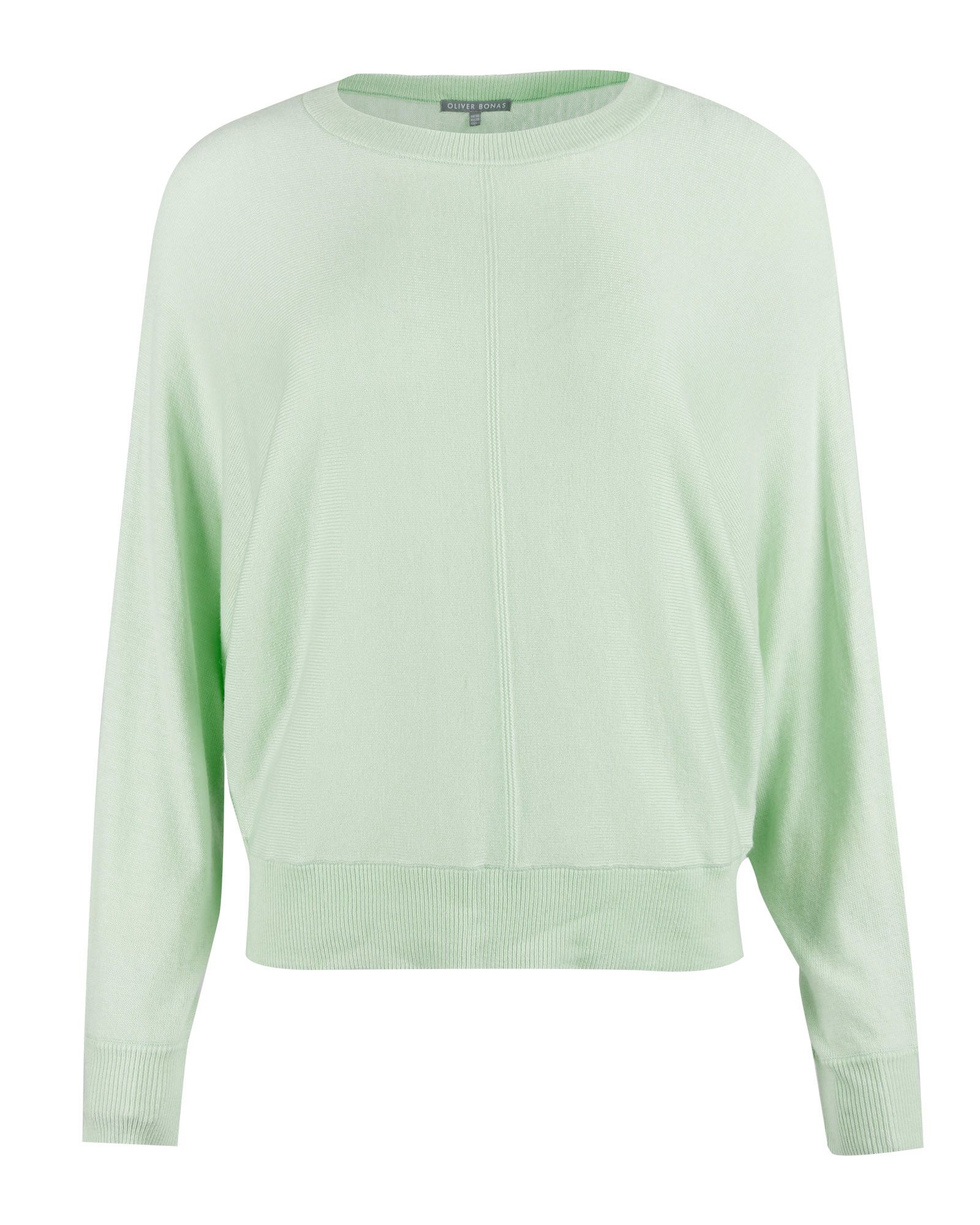 Batwing Mint Green Knitted Jumper | Oliver Bonas