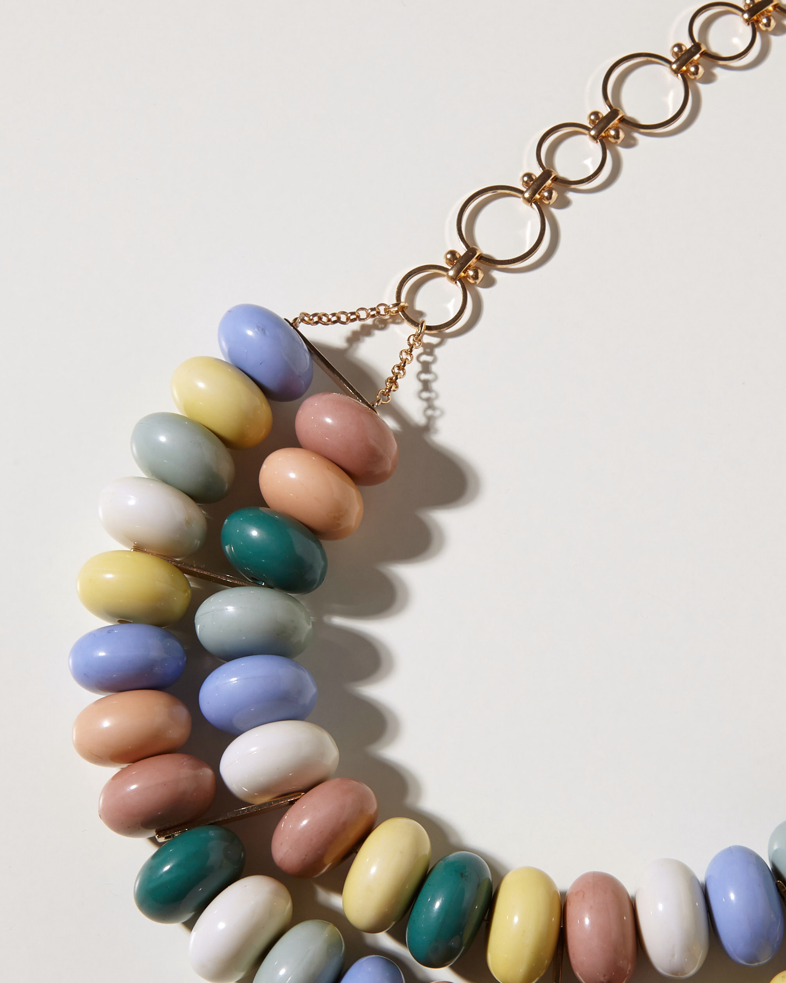 Garland Double Row Beaded Collar Necklace Oliver Bonas