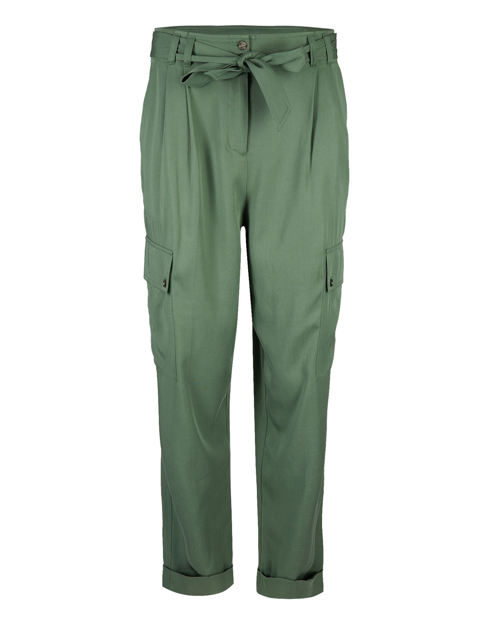 Utility Khaki Green Cargo Trousers | Oliver Bonas