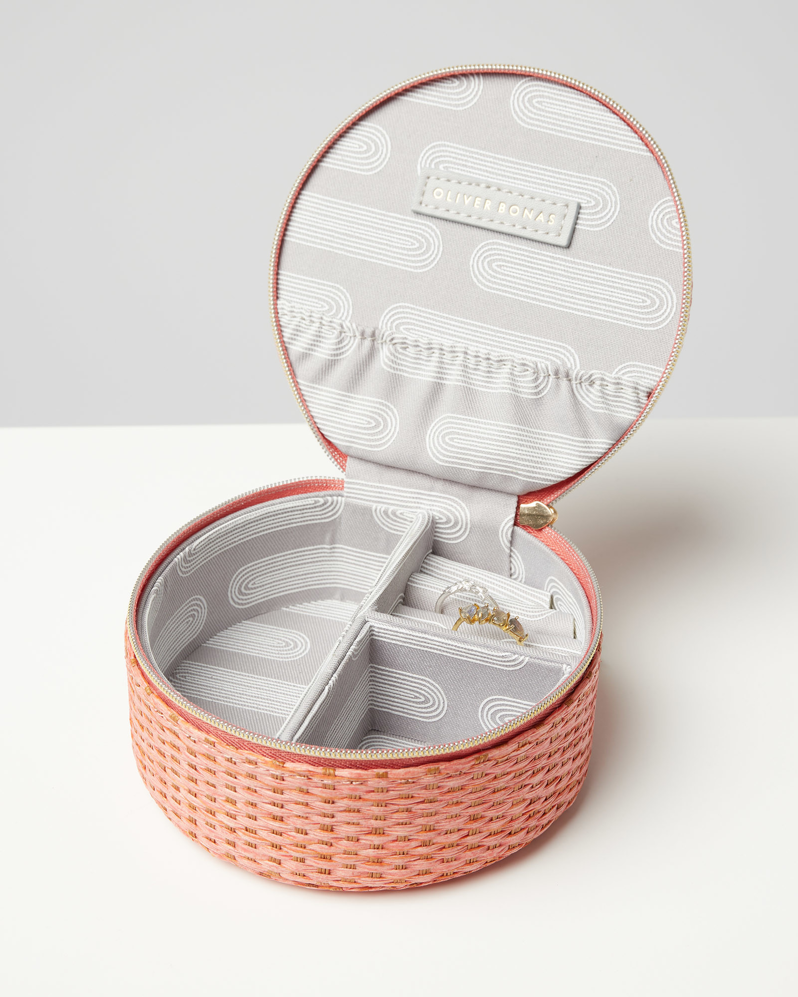 sun-orange-raffia-round-travel-jewellery-box-small-oliver-bonas
