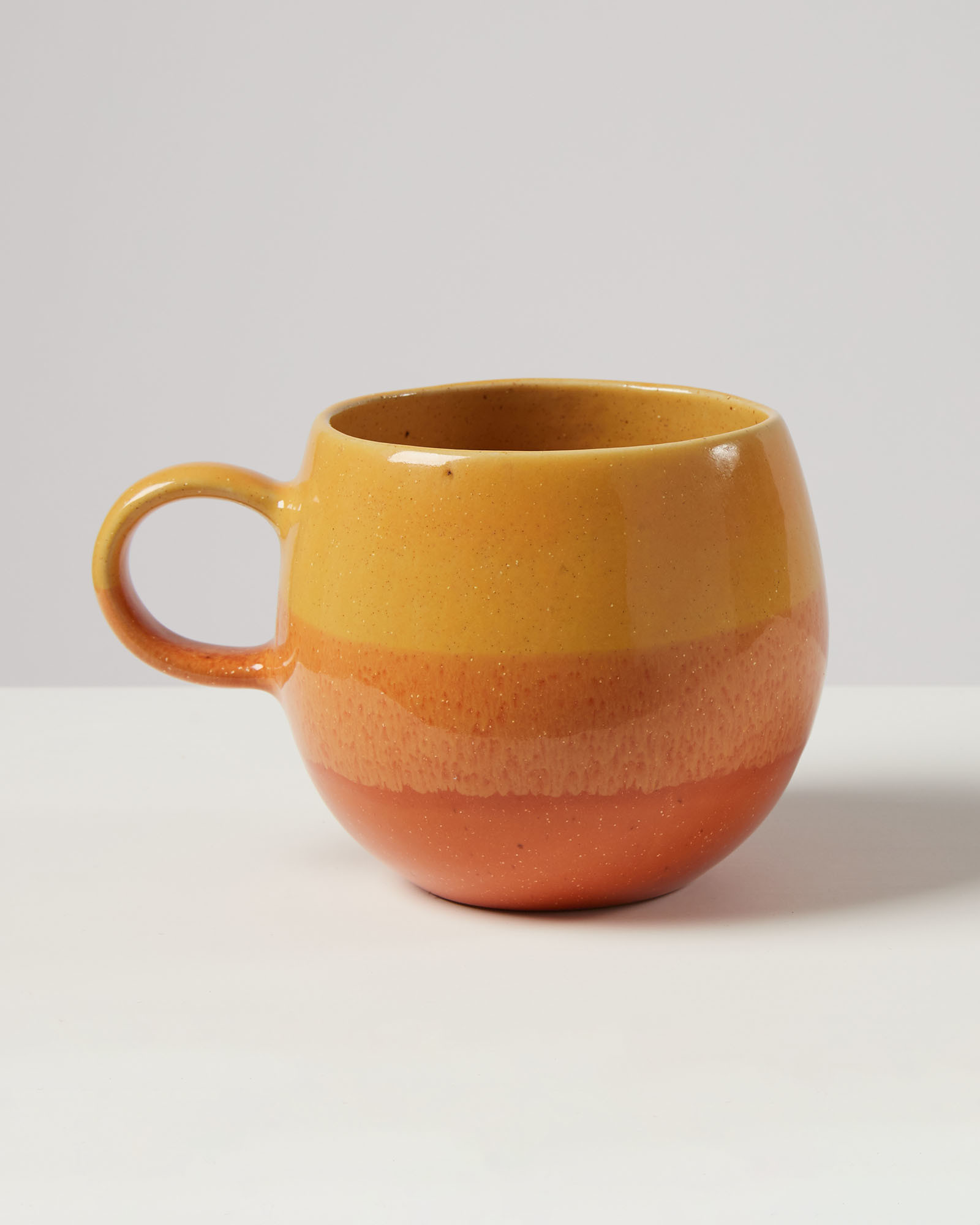 Savanna Orange Stoneware Mug Oliver Bonas US