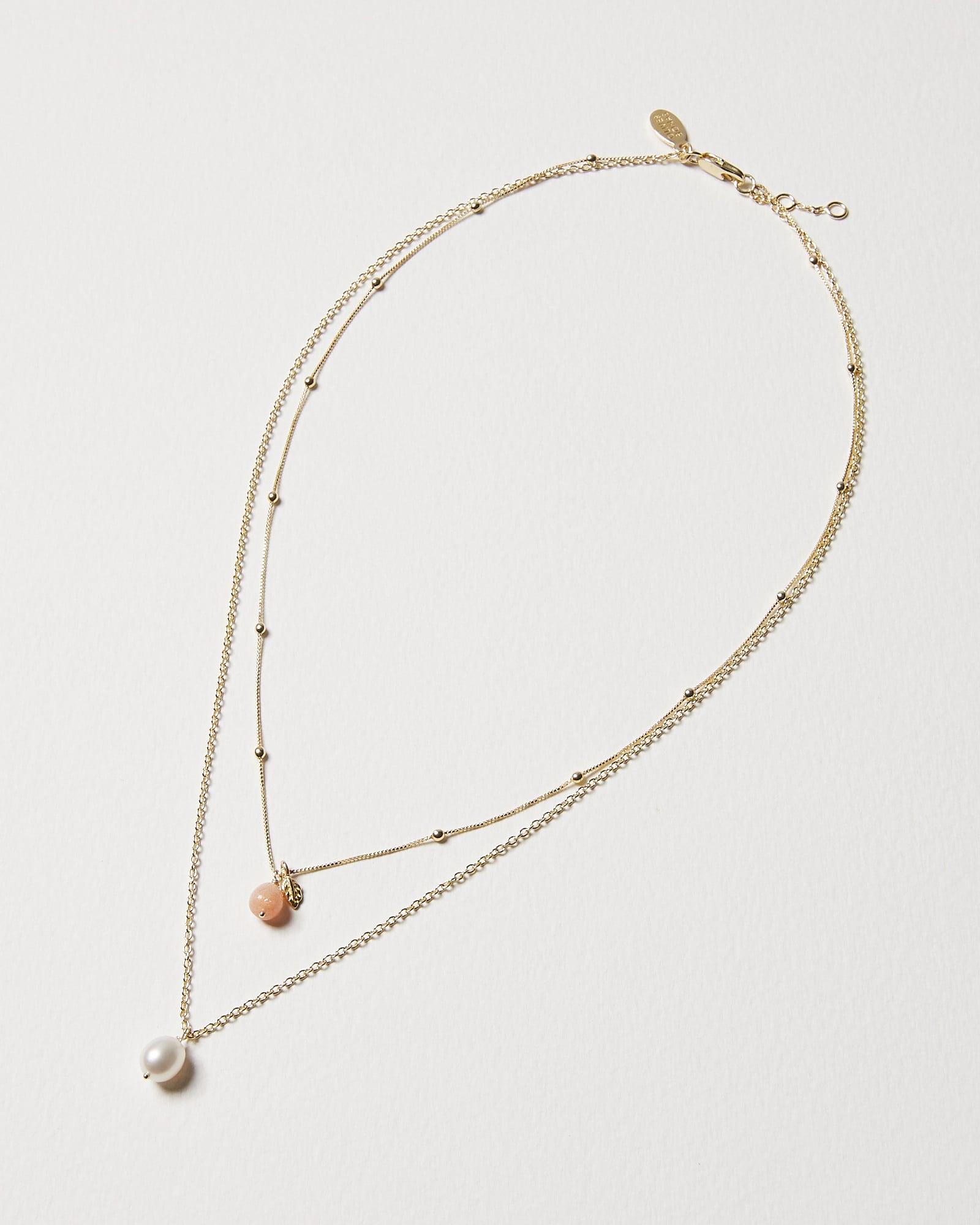 Robecchi Stone \u0026 Gold Plated Layered 