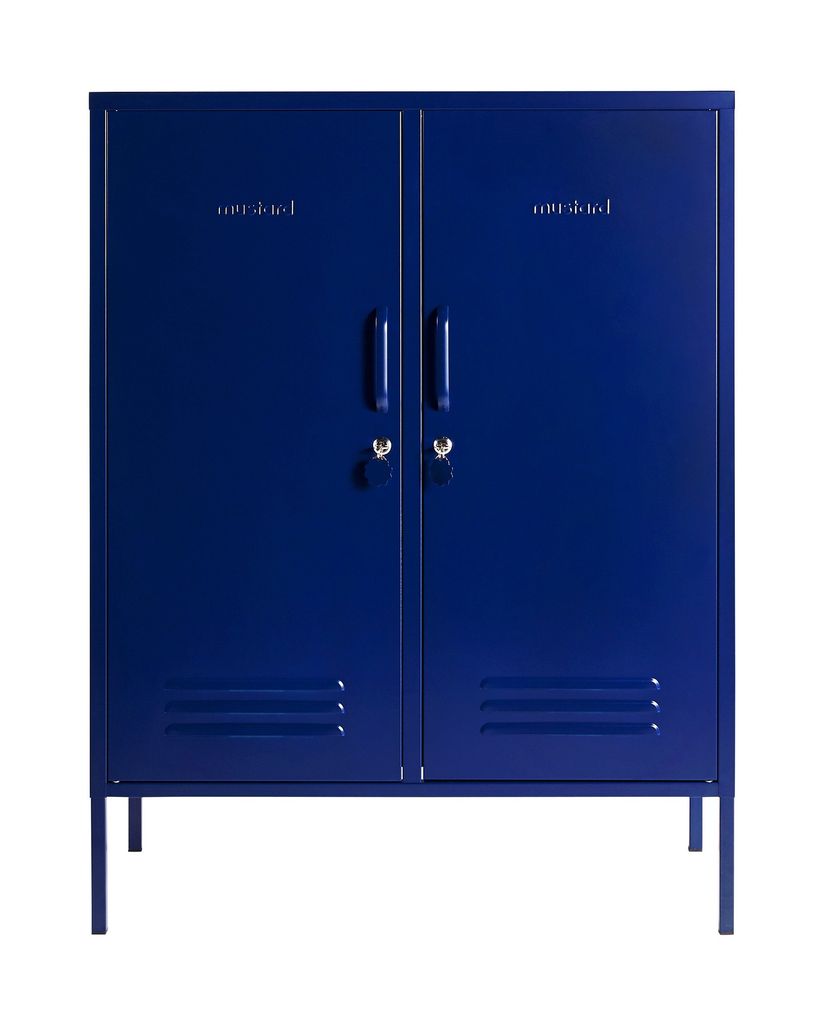 Mustard Made Midi Navy Blue Storage Locker Oliver Bonas