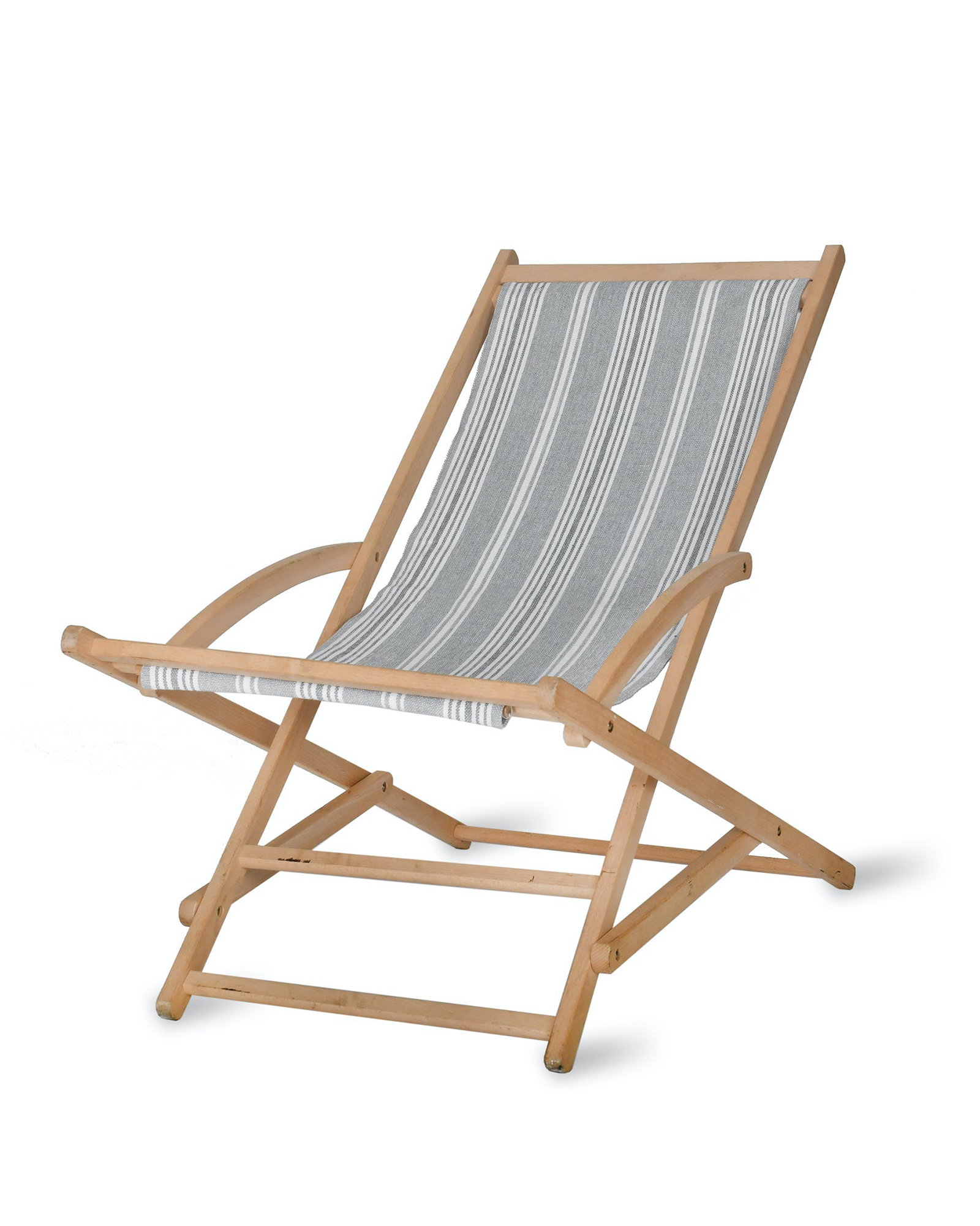 Wooden Rocking Deck Chair Oliver Bonas