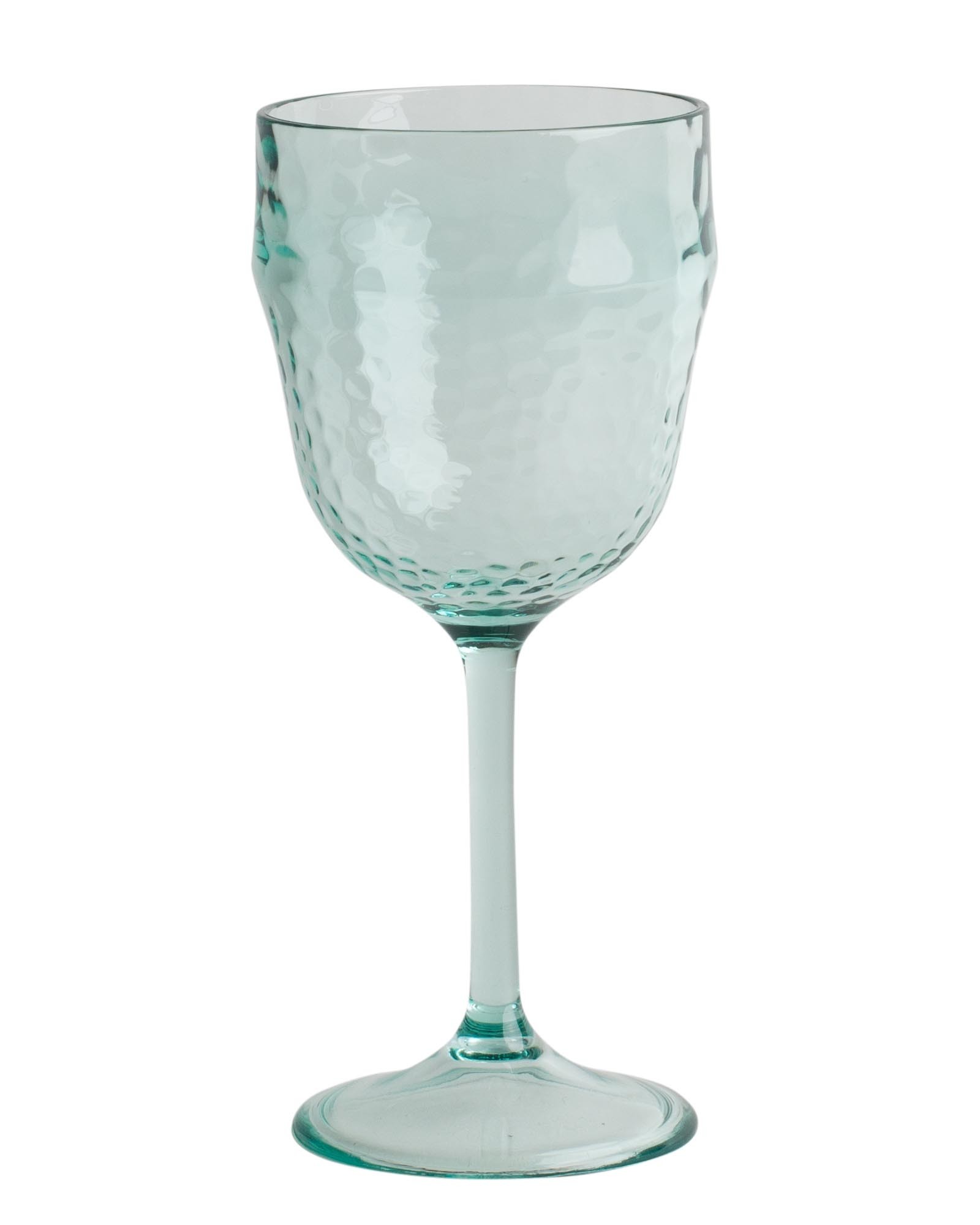Blue Acrylic Wine Glass Oliver Bonas