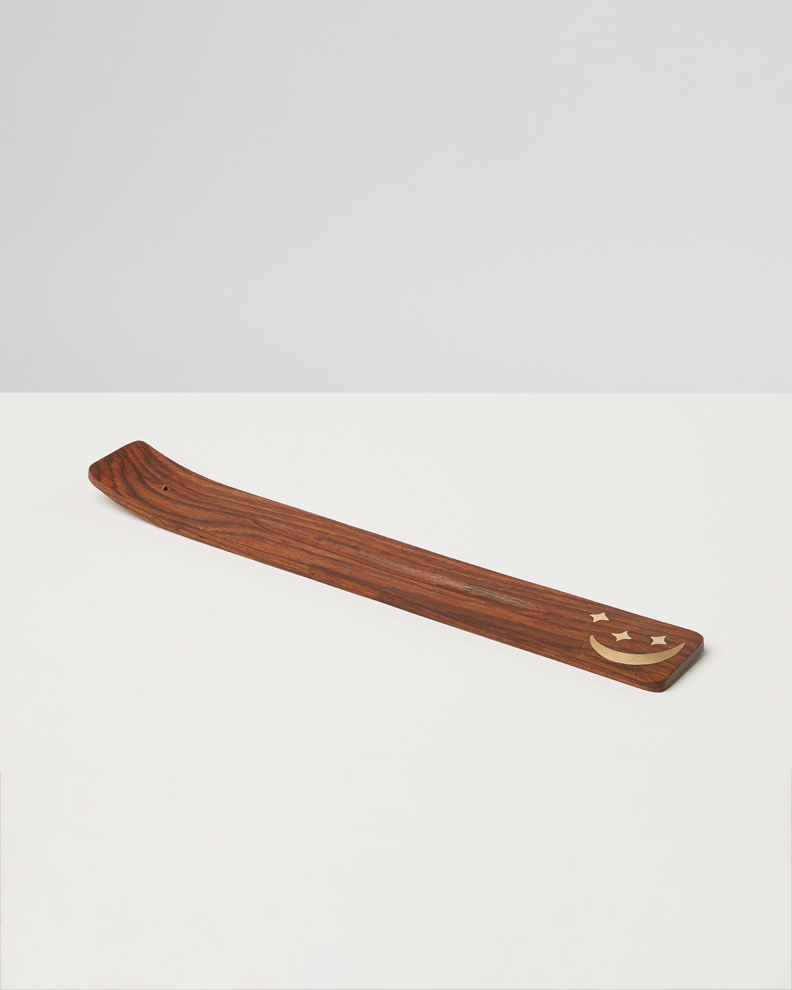 Moon & Stars Wood Incense Holder Oliver Bonas