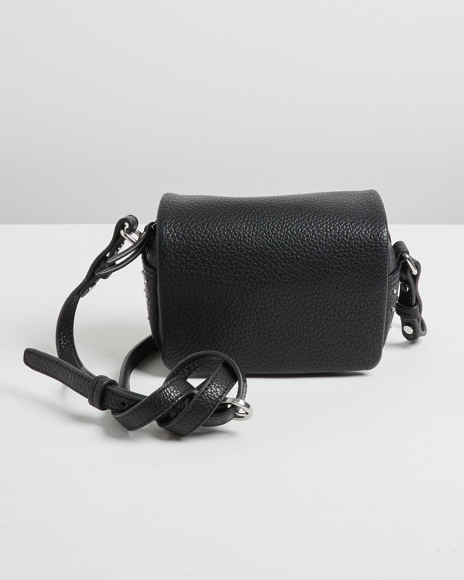 plain black crossbody bag