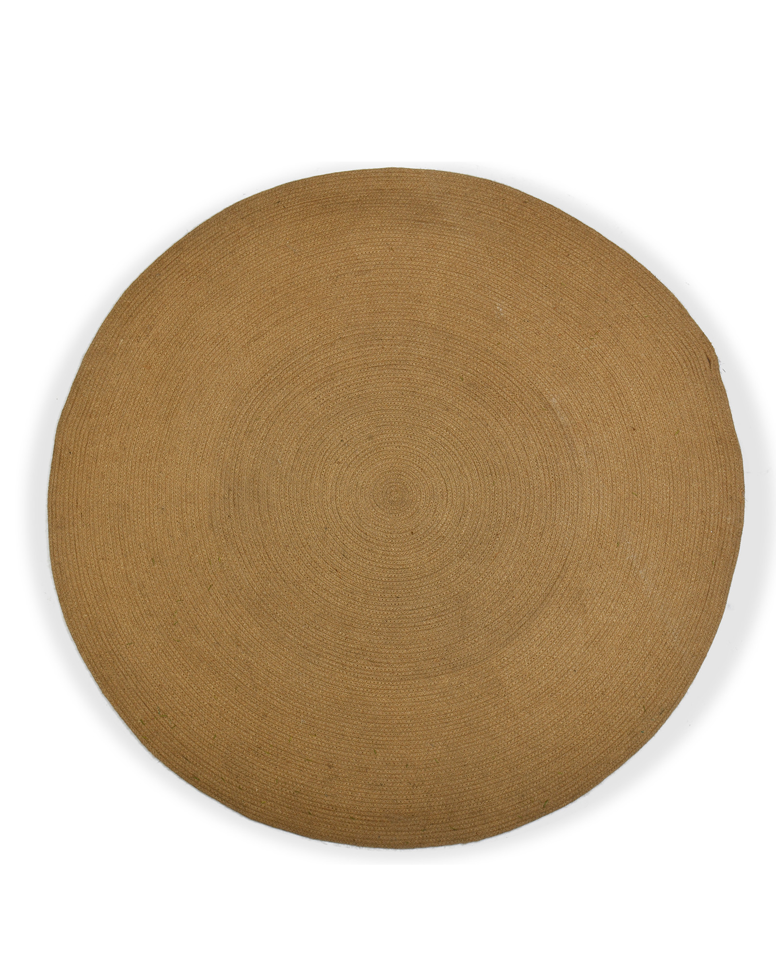 Natural Woven Jute Rug Circular Oliver Bonas