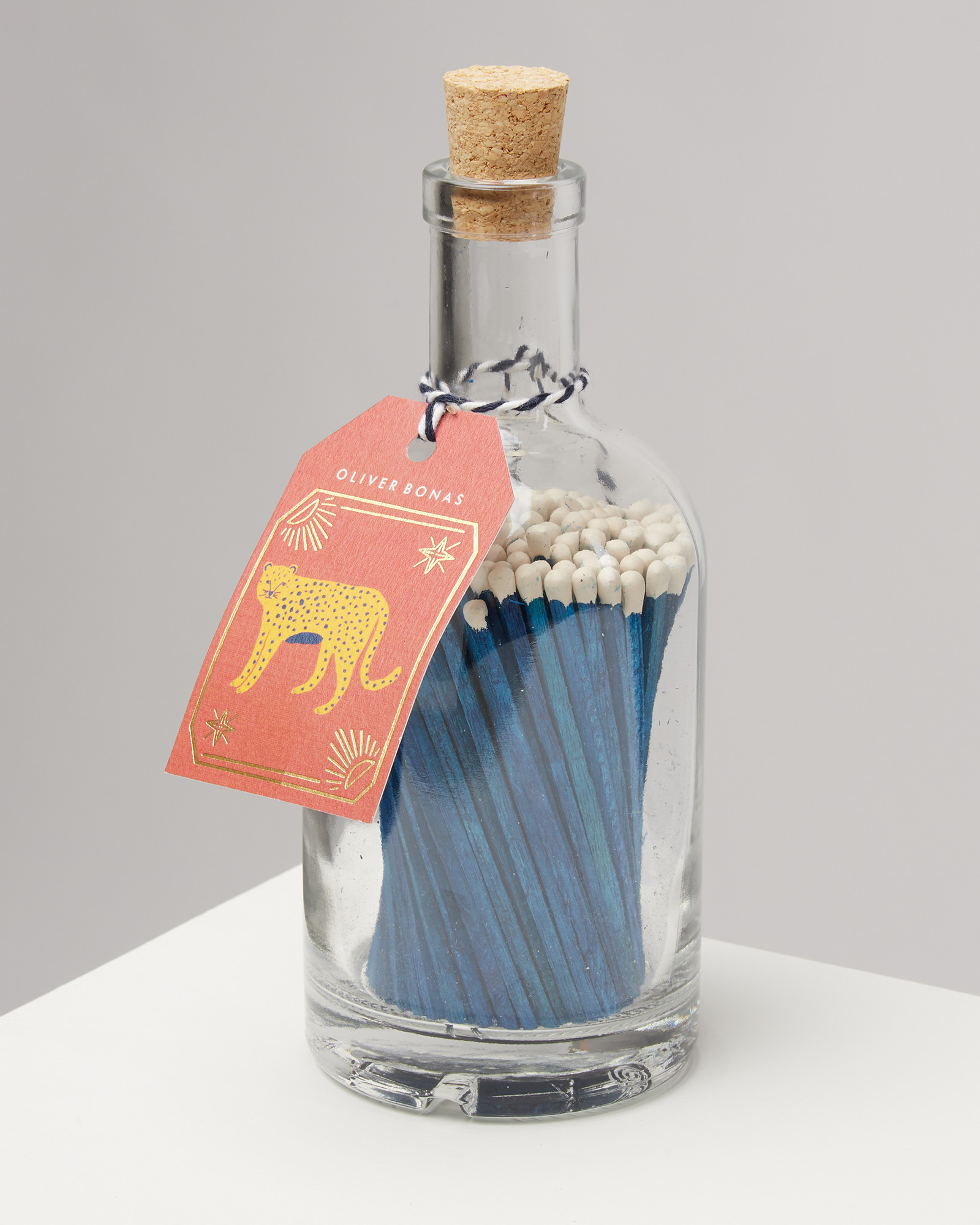 Tiger Glass Bottle Matches Oliver Bonas