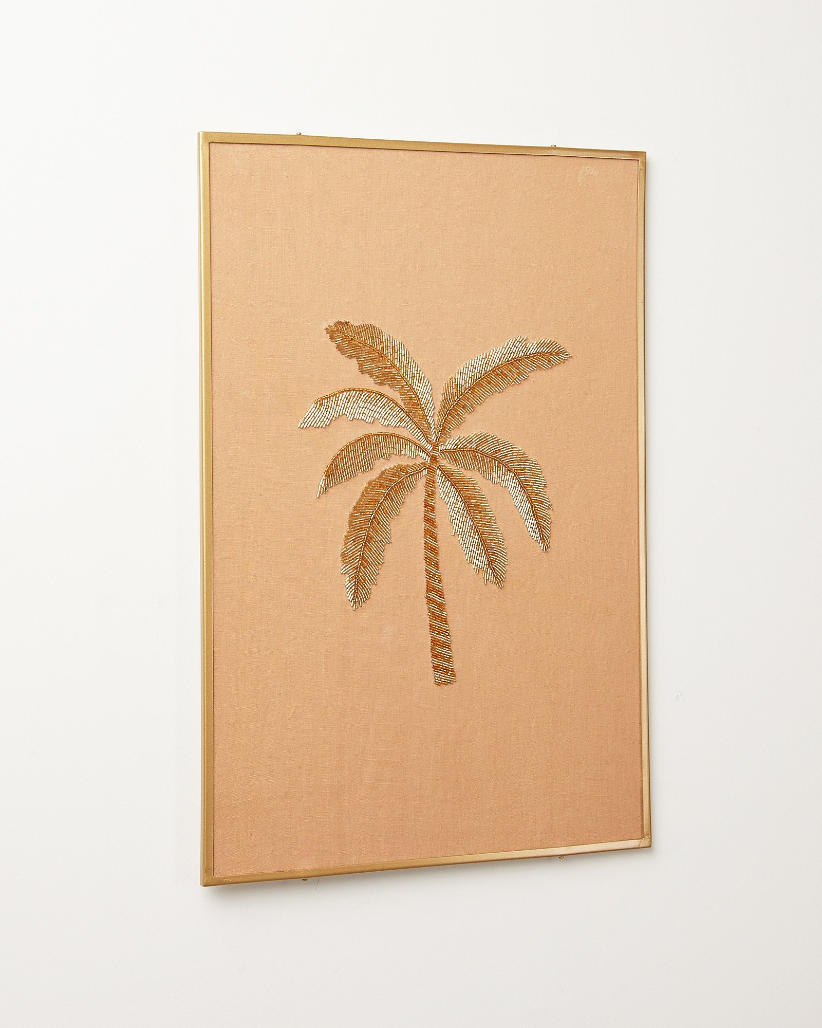 Tropical Beaded Fabric Wall Art Oliver Bonas