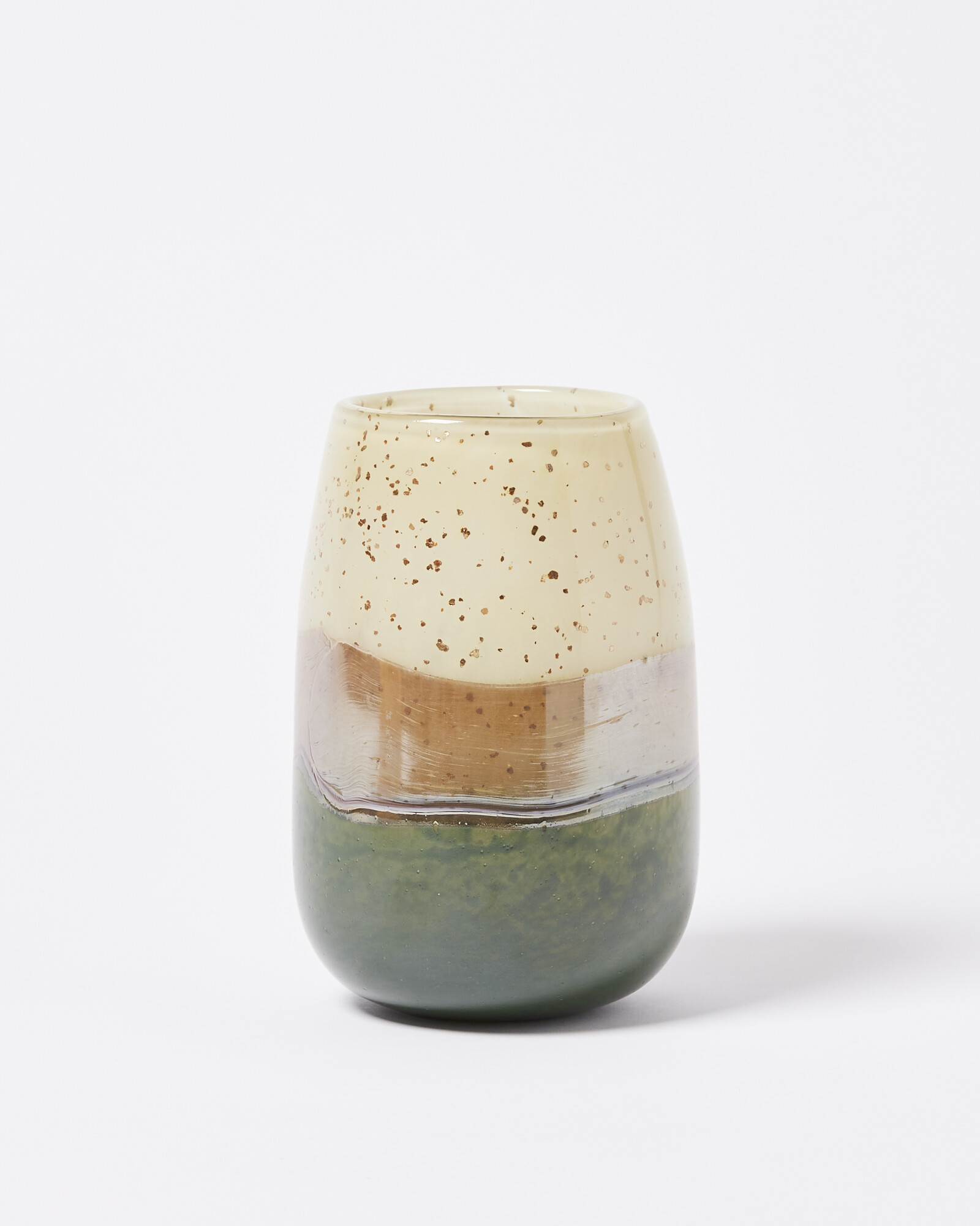 Pika Green Glass Vase Oliver Bonas