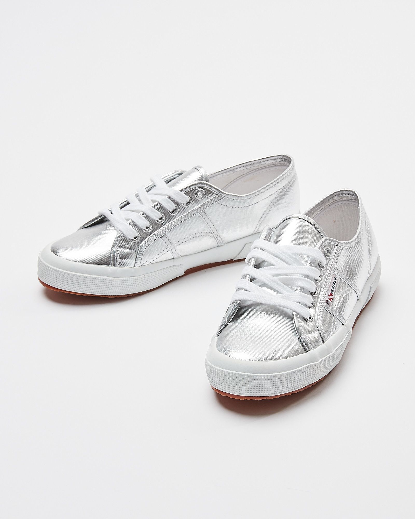 Serving silver 🍽️ Shop metallic sneakers online at www.superga-usa.com |  Instagram