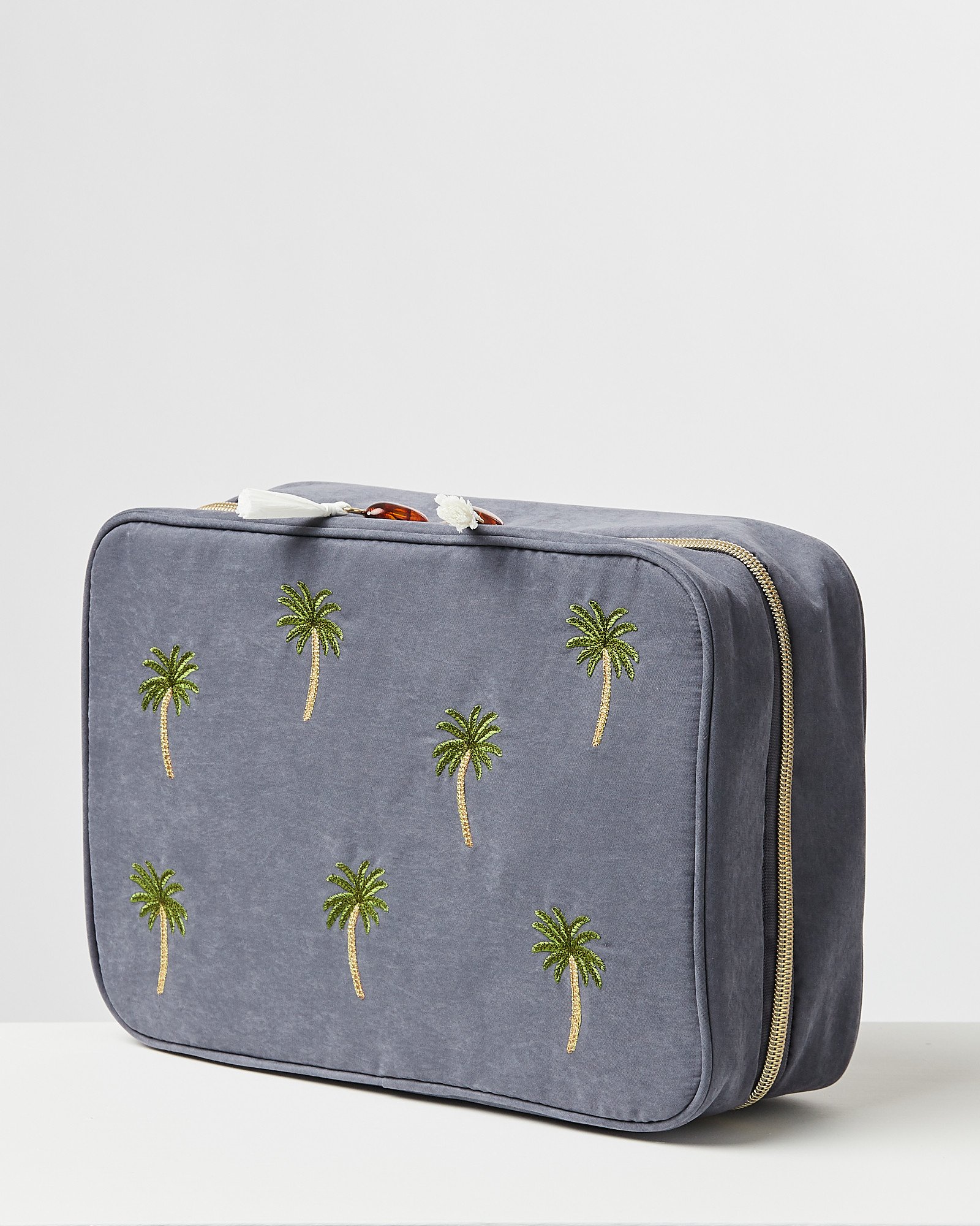 Palm Tree Fold Out Wash Bag Oliver Bonas