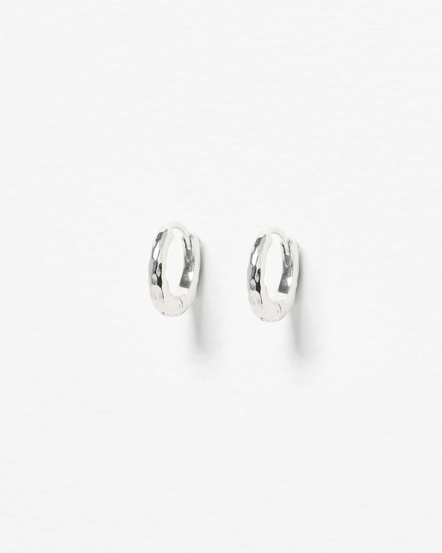 Sasha Silver Hoop Earrings | Oliver Bonas