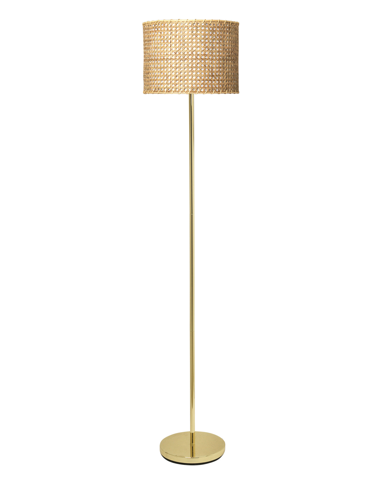 Natural Rattan Floor Lamp Oliver Bonas