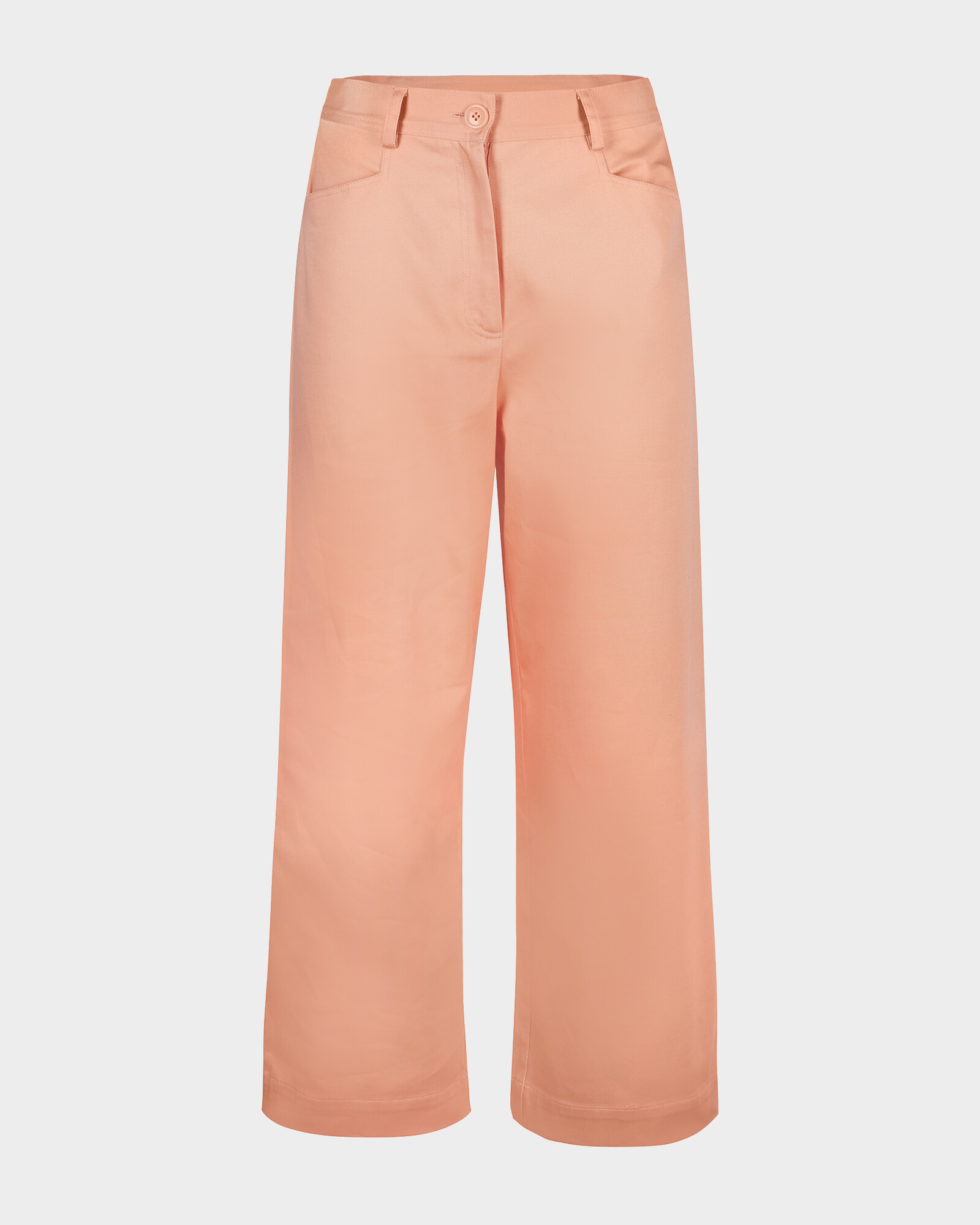 Cotton Pink Wide Leg Trousers | Oliver Bonas