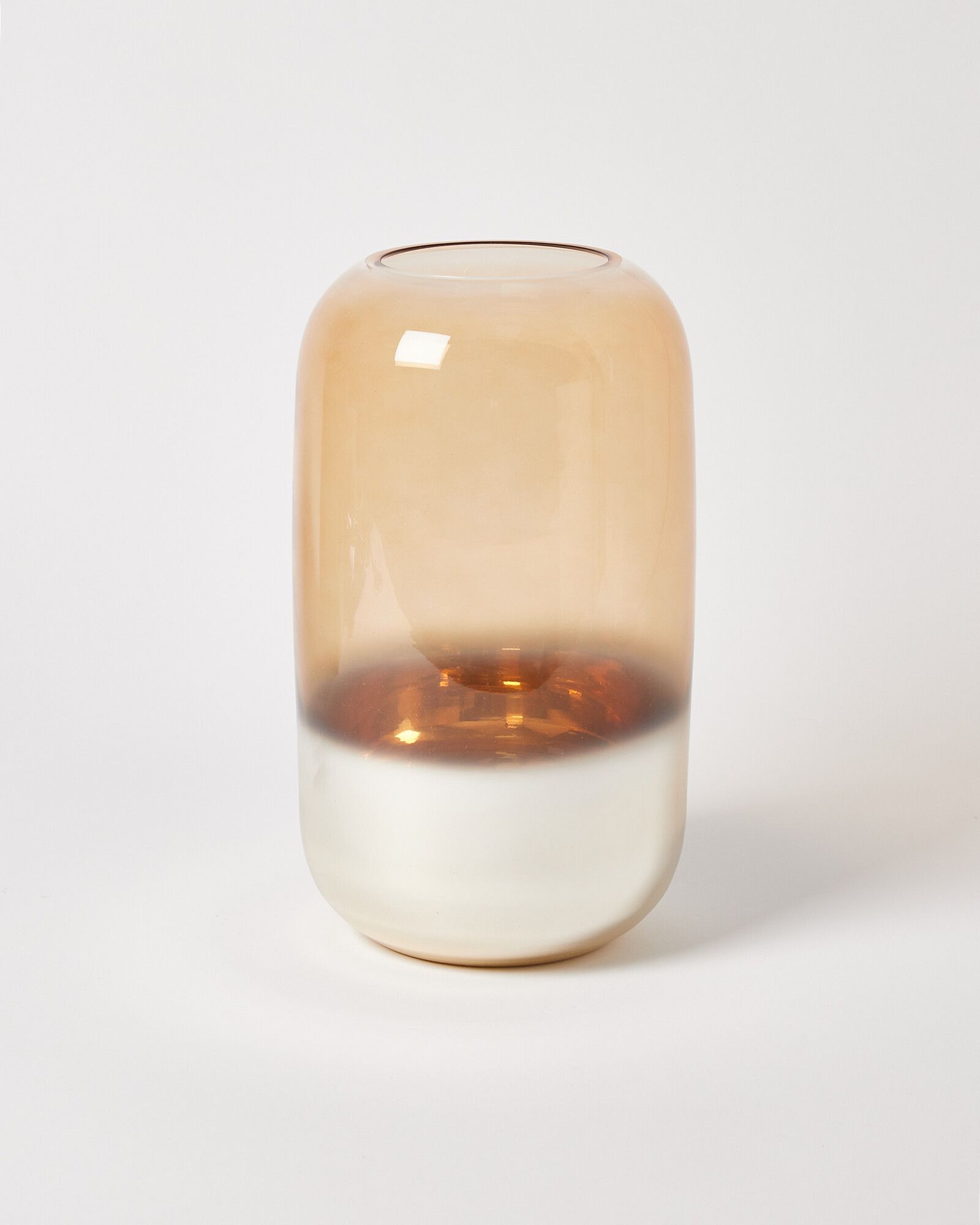 Dore Pink & Gold Base Glass Vase | Oliver Bonas