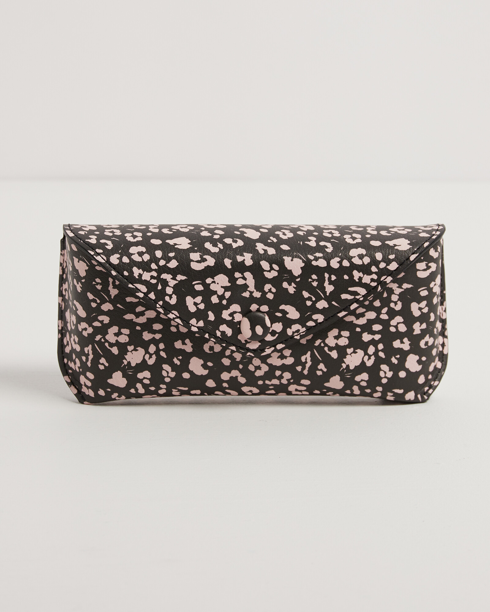 Leopard Print Black Sunglasses Case Oliver Bonas