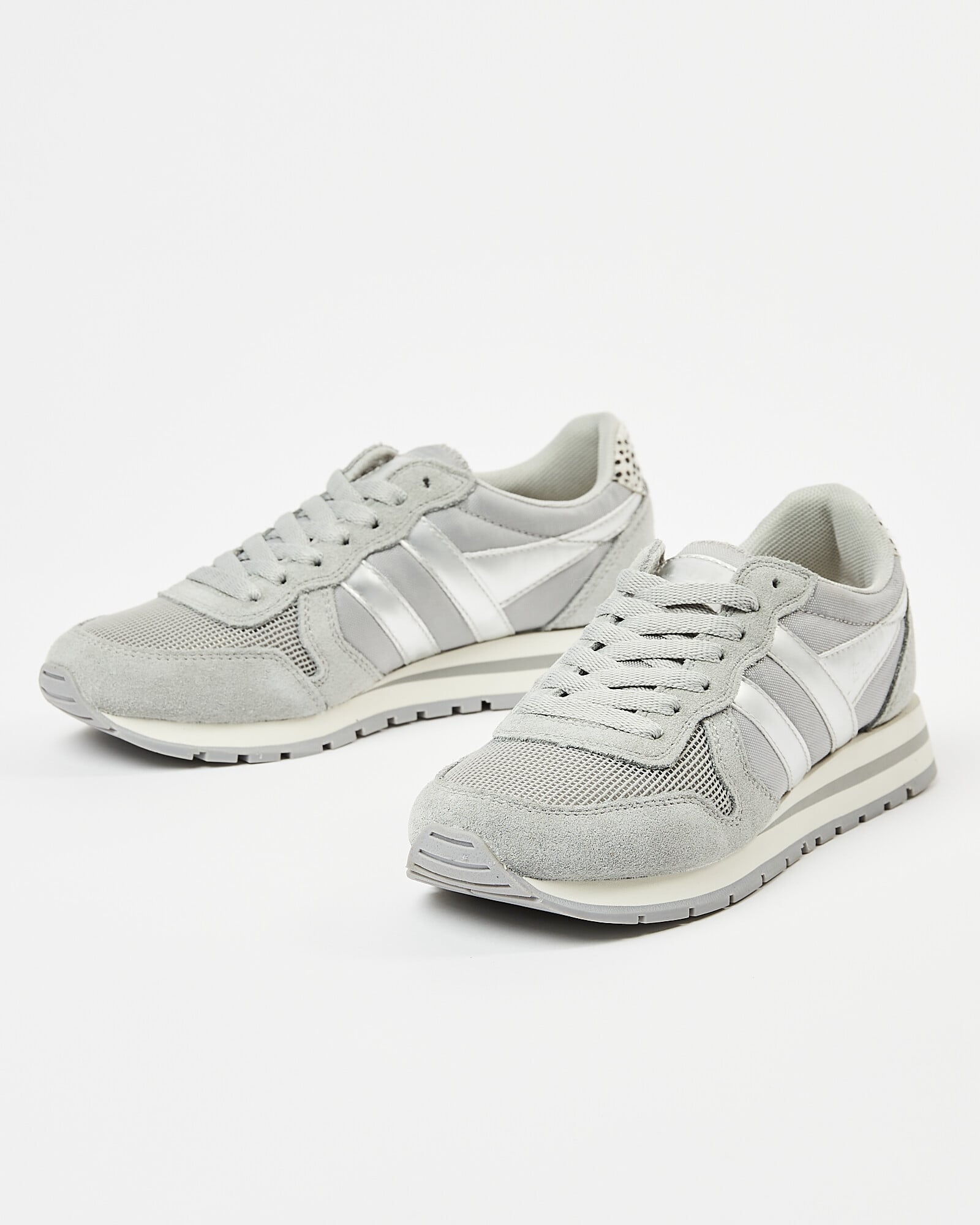 silver gola trainers