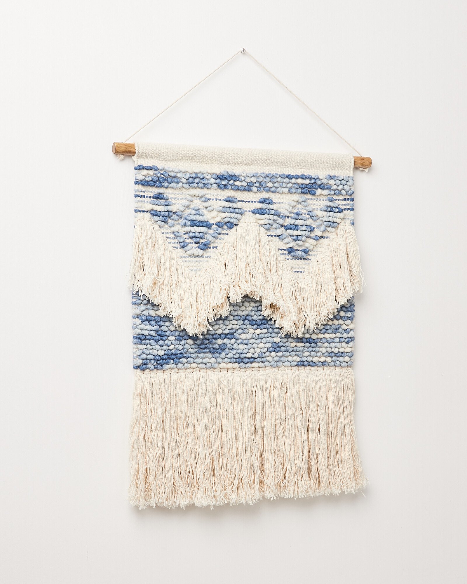 Ena Blue Fabric Wall Hanging Oliver Bonas IE