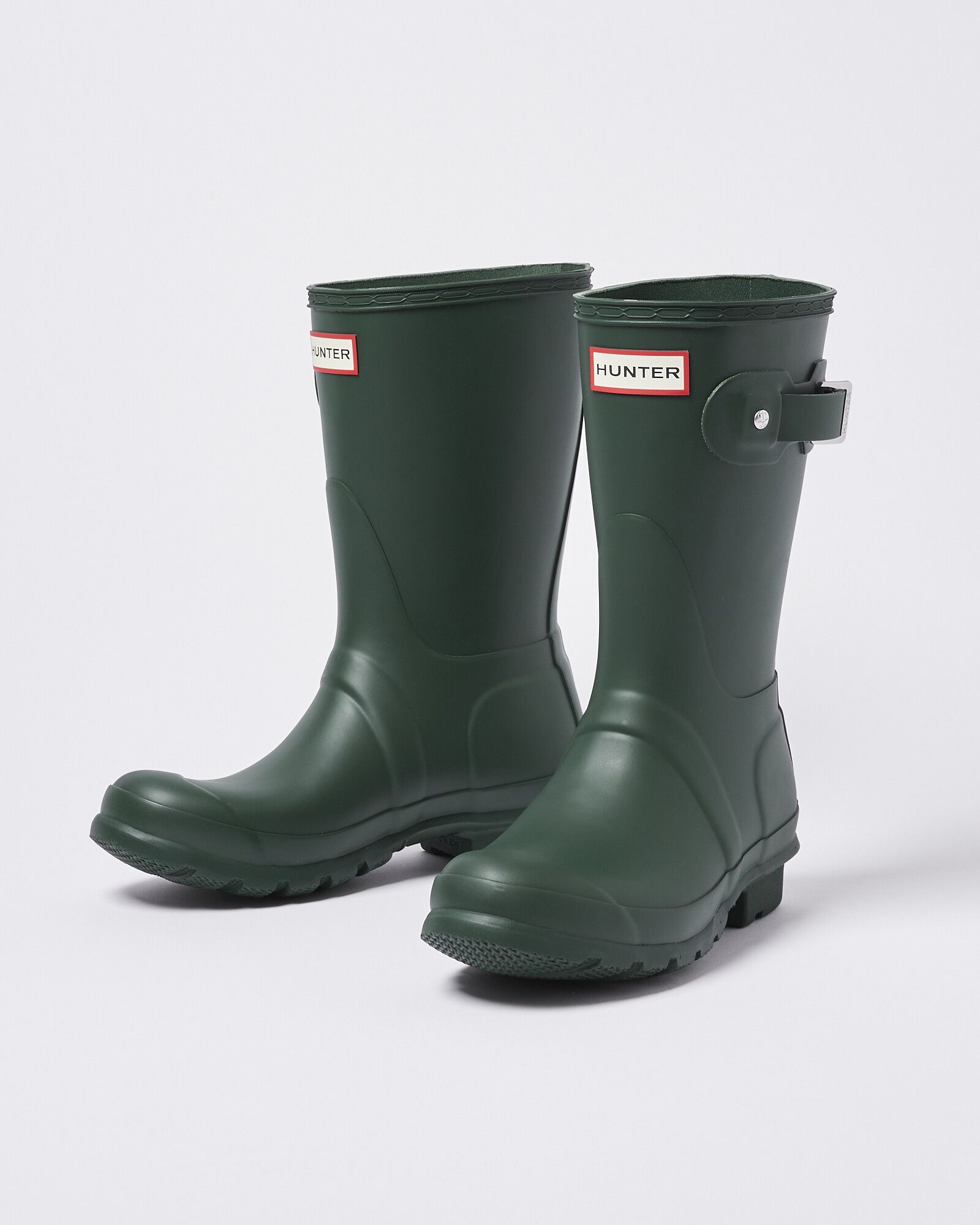 Hunter Green Short Wellington Boots | Oliver Bonas