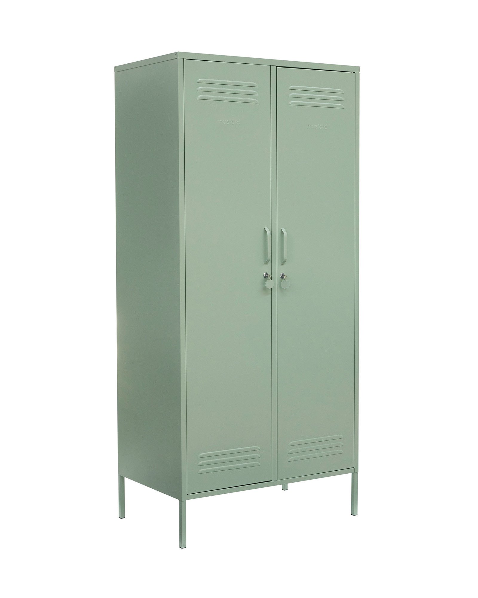 Mustard Made Twinny Sage Green Storage Locker Oliver Bonas