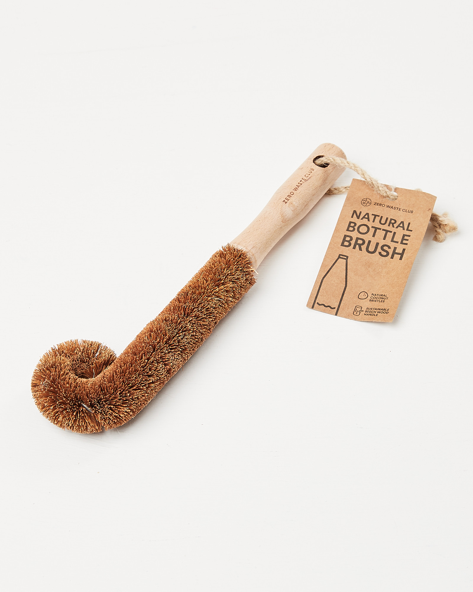 Natural Wood Bottle Brush Oliver Bonas