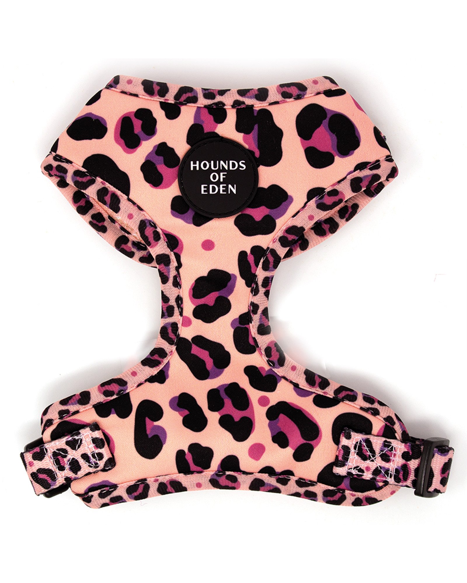 Hounds of Eden Pink Leopard Dog Harness Oliver Bonas