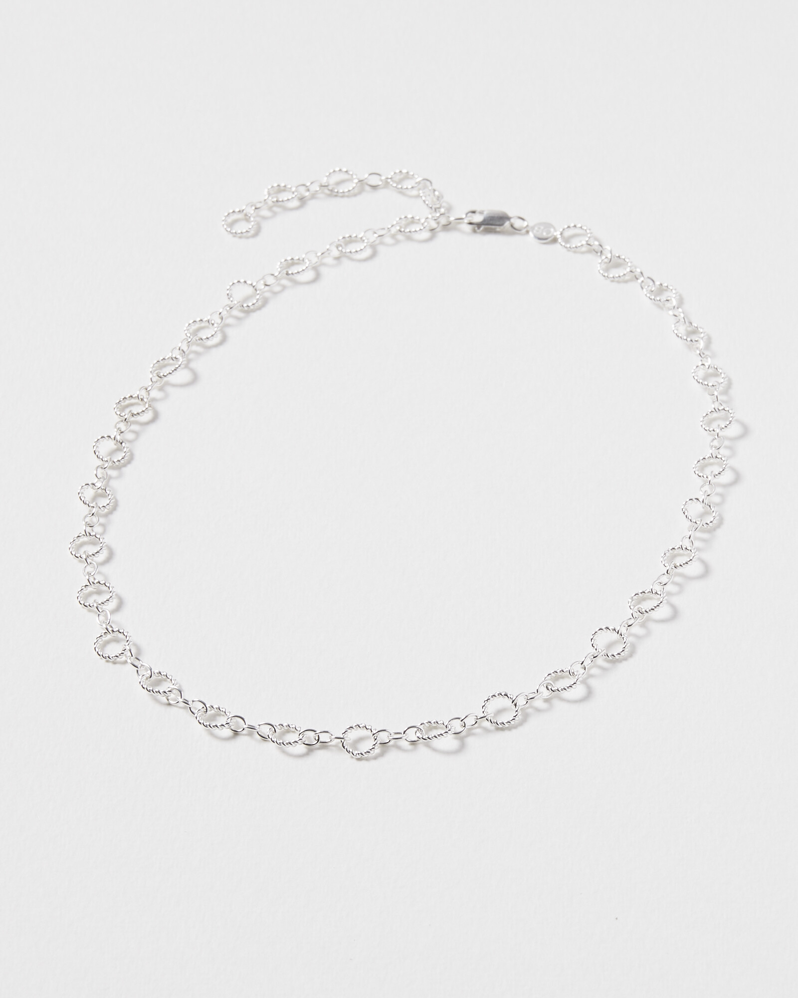 Isandro Loop Link Chain Silver Chain Necklace Oliver Bonas