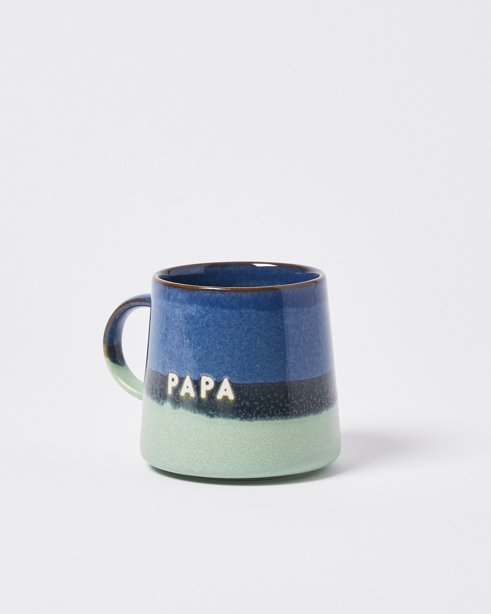 Papa Blue Ceramic Mug | Oliver Bonas