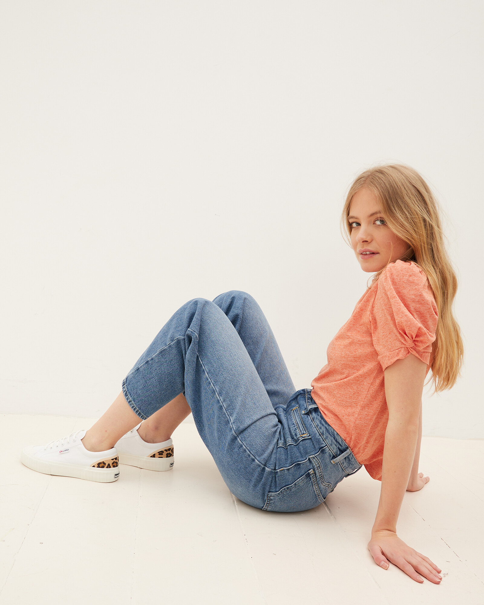 leopard white trainers