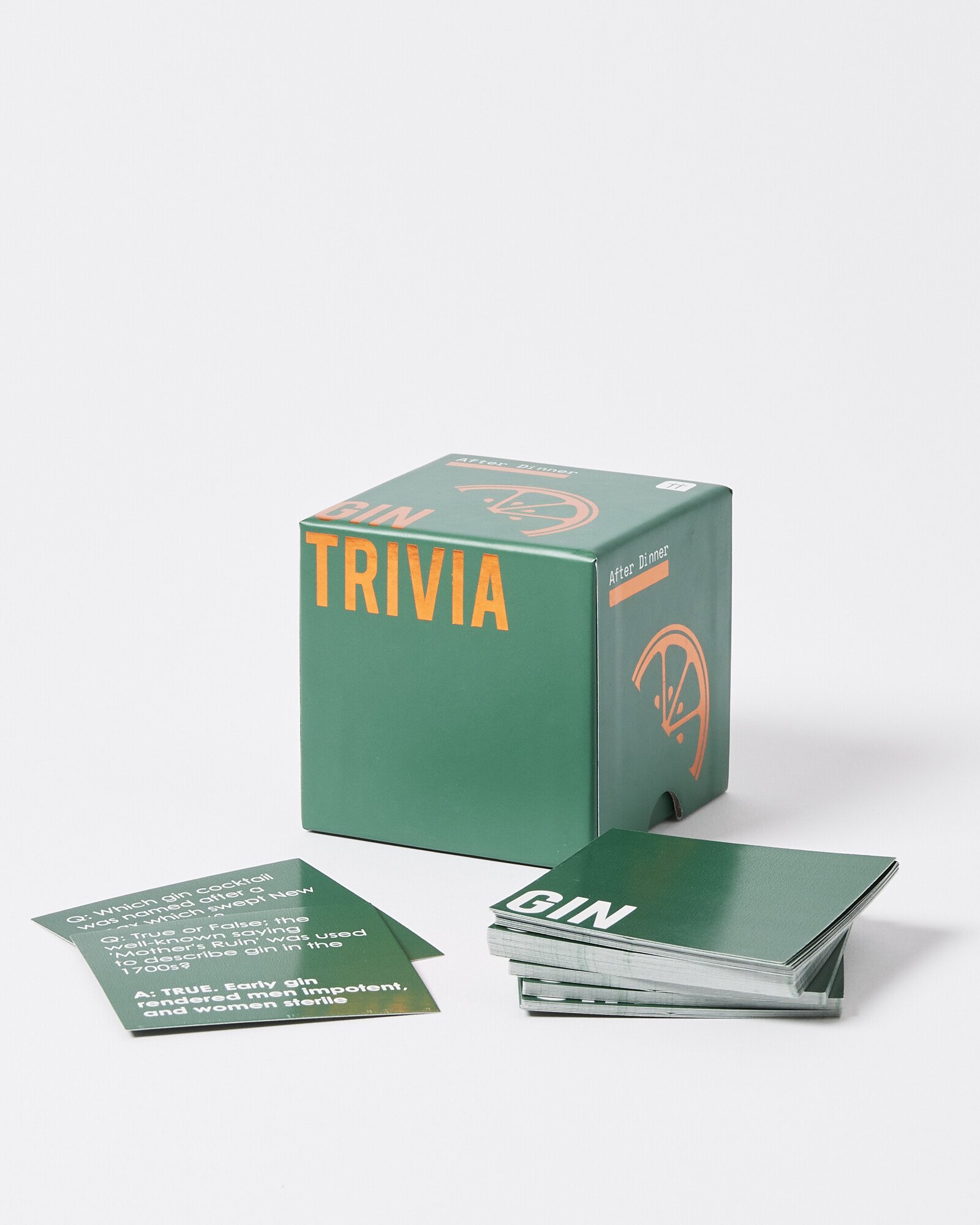 After Dinner Gin Trivia Game Oliver Bonas