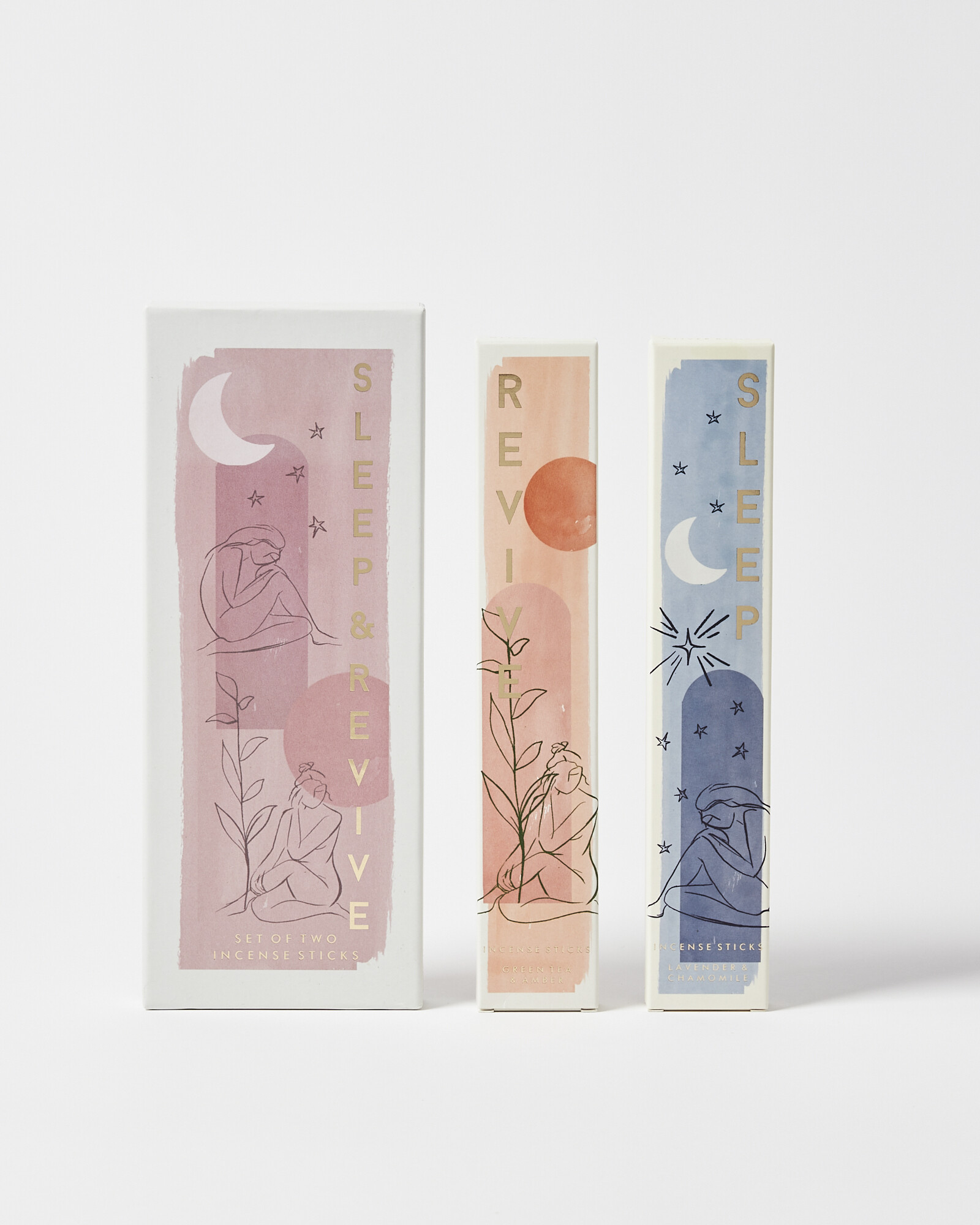 Ephey Sleep & Revive Incense Sticks Set of Two Oliver Bonas